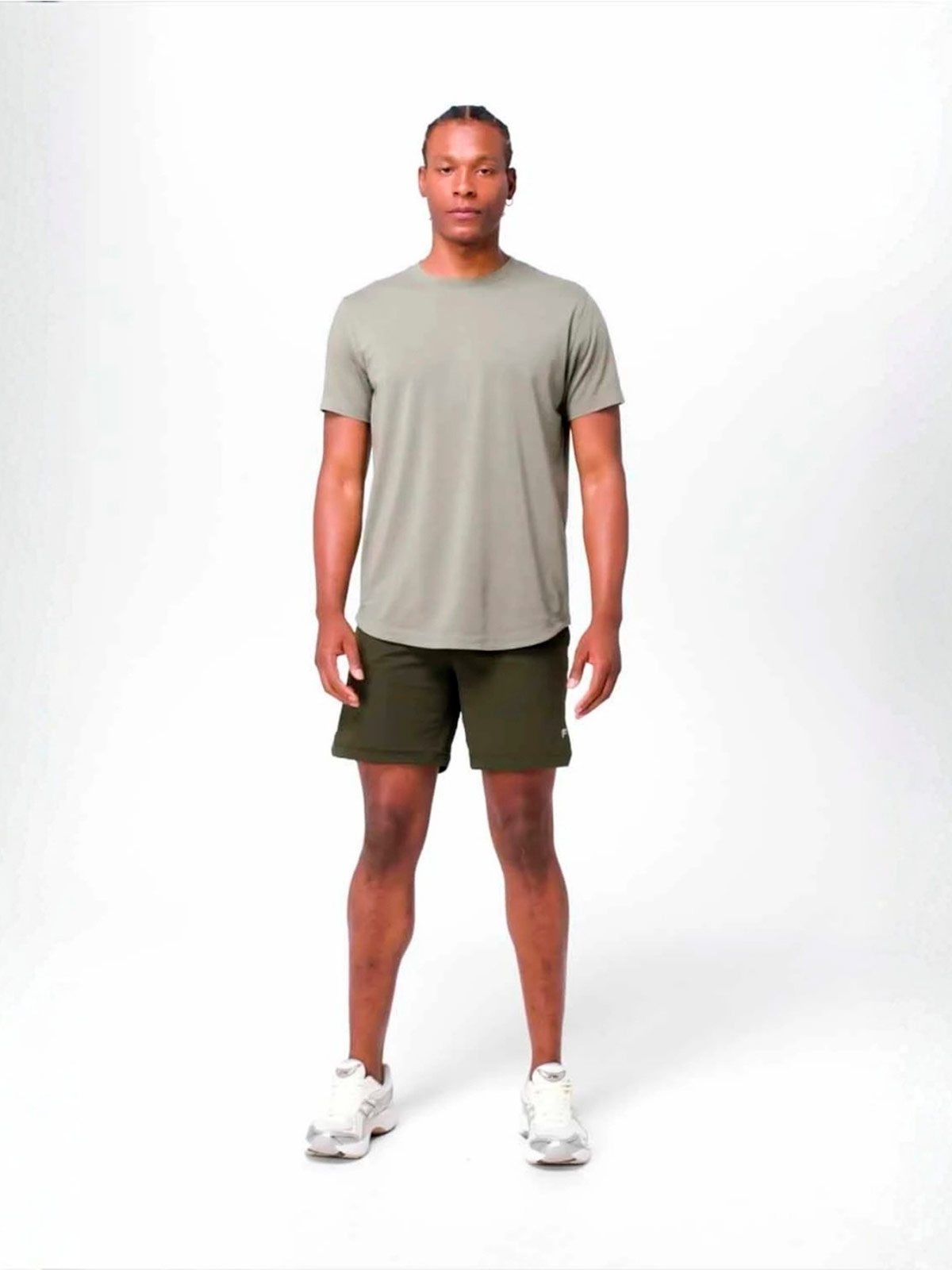 SHORT DEPORTIVO HOMBRE FABLETICS VERDE THE 7 ONE - 3
