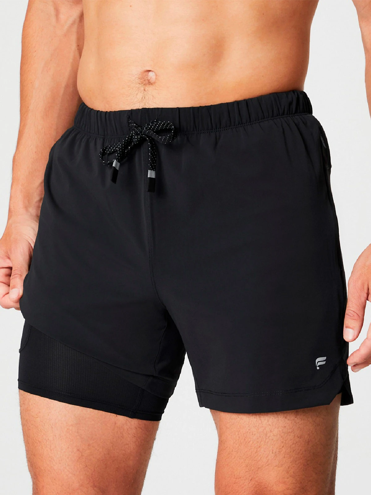 SHORT DEPORTIVO HOMBRE FABLETICS NEGRO THE 5 ONE - 1
