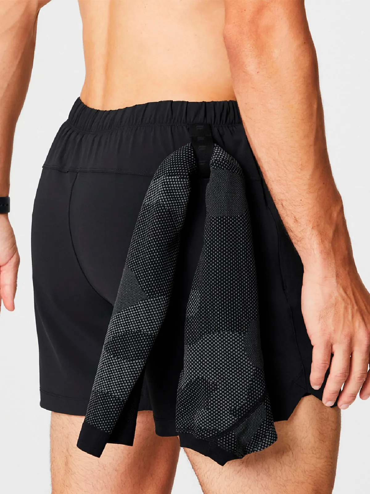 SHORT DEPORTIVO HOMBRE FABLETICS NEGRO THE 5 ONE - 5