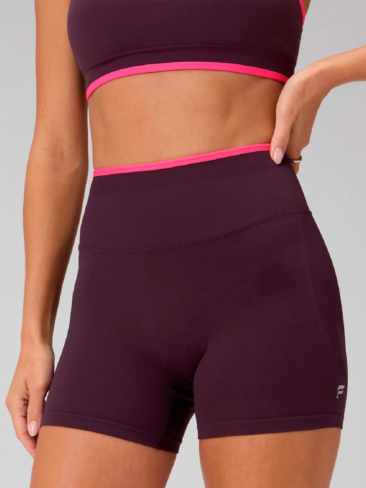 SHORT MUJER FABLETICS BURDEO SEAMLESS SCRUNCH - 2