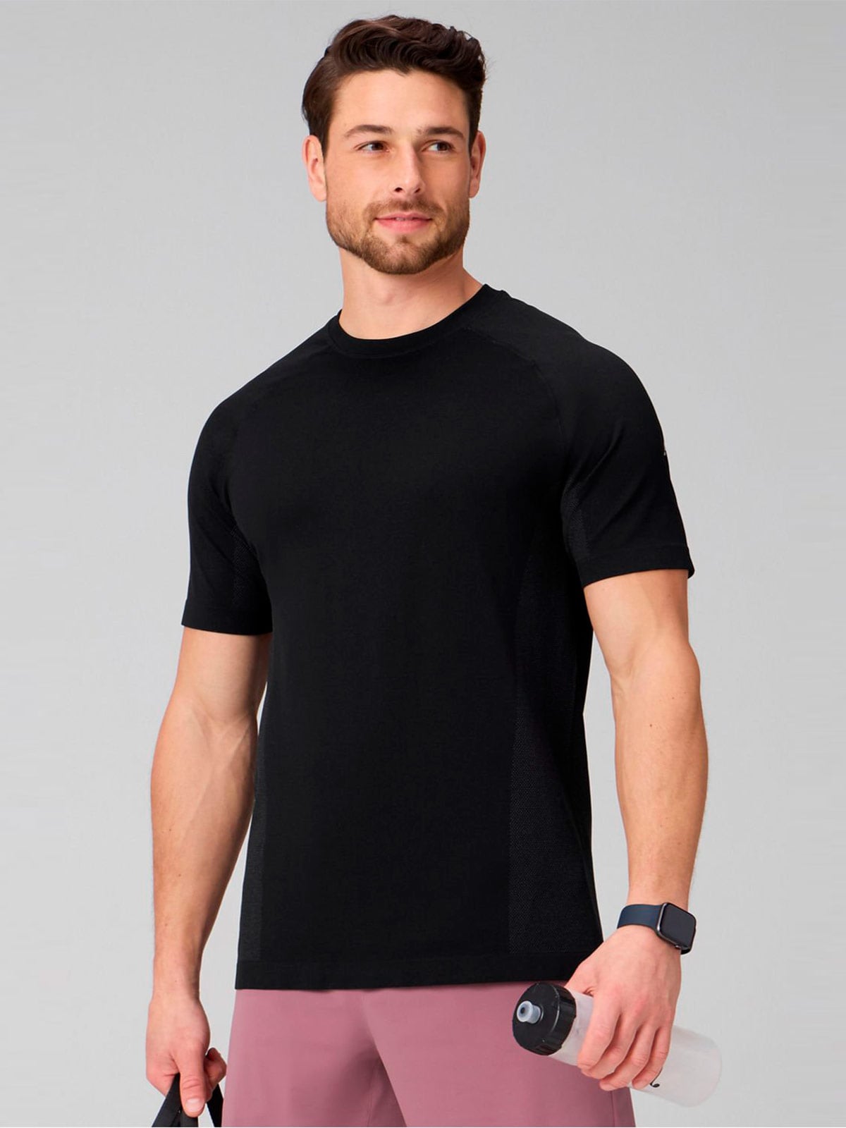 POLO DEPORTIVO HOMBRE FABLETICS NEGRO THE TRAINING - 1