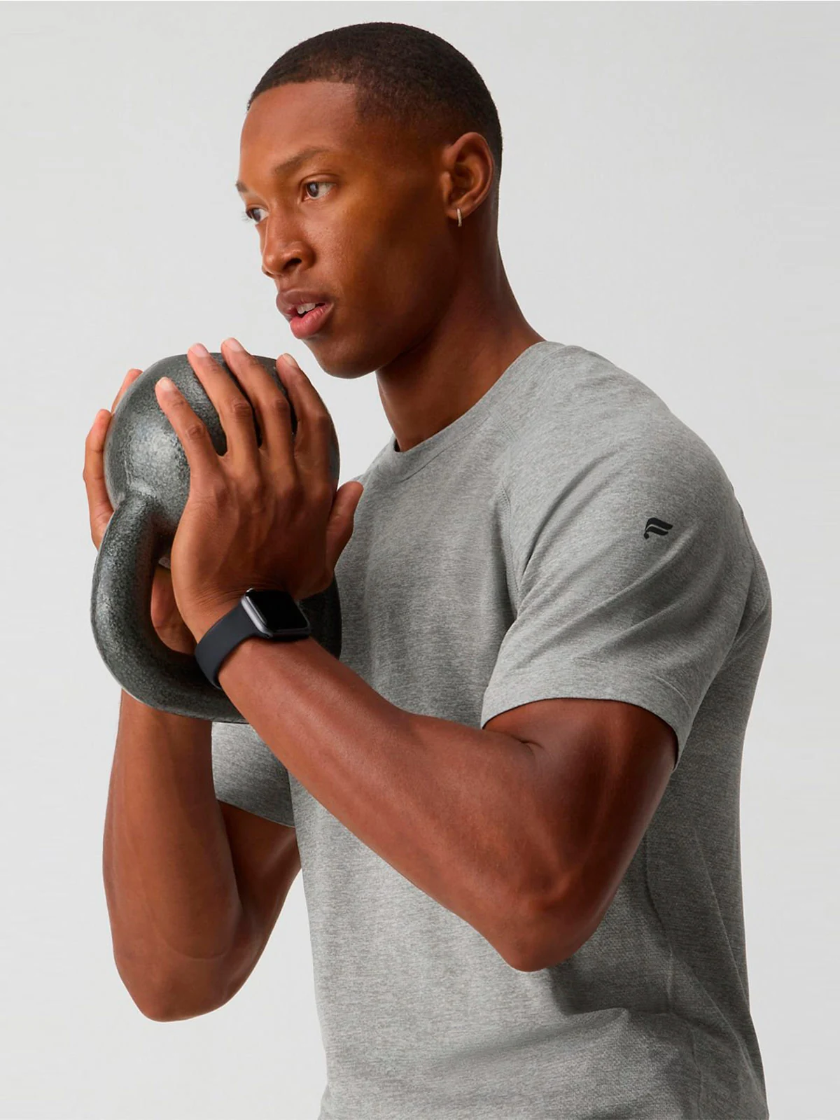 POLO DEPORTIVO HOMBRE FABLETICS GRIS THE TRAINING - 3