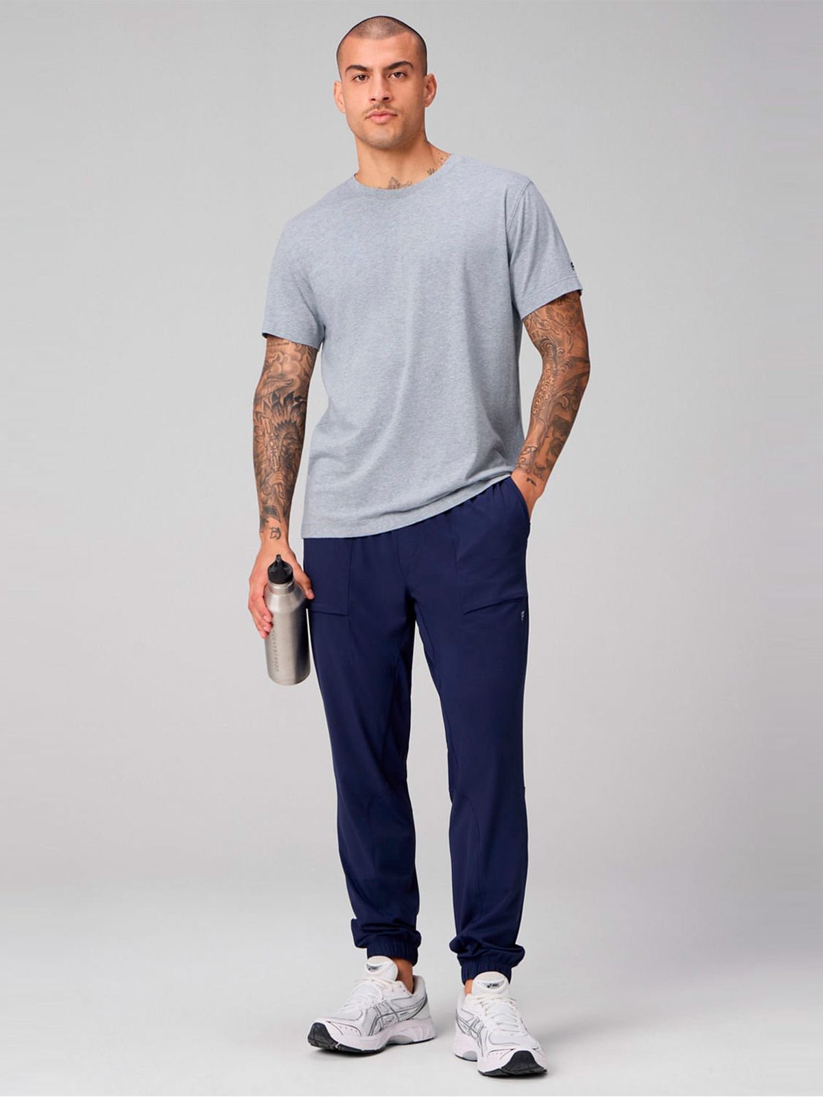 POLO HOMBRE FABLETICS GRIS THE 24-7 - 3