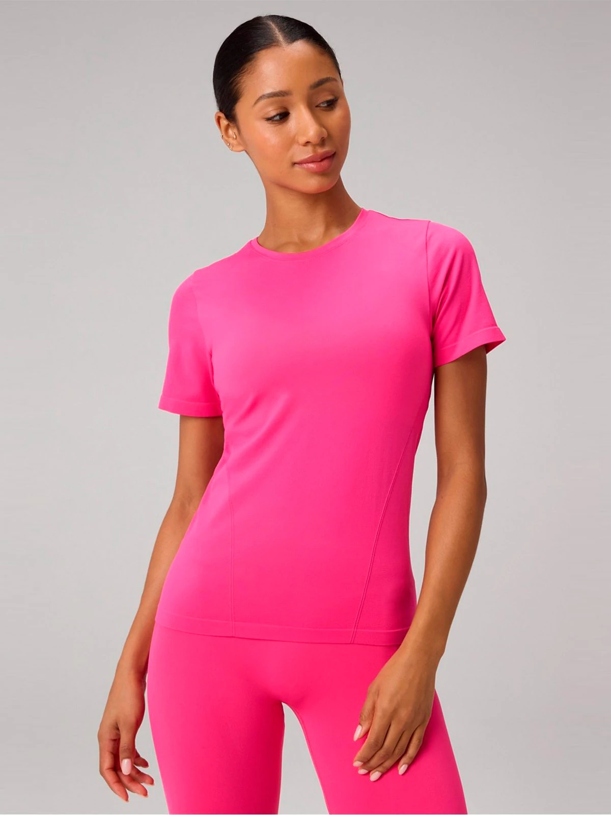 POLO MUJER FABLETICS ROSADO FEATHER TECH - 1