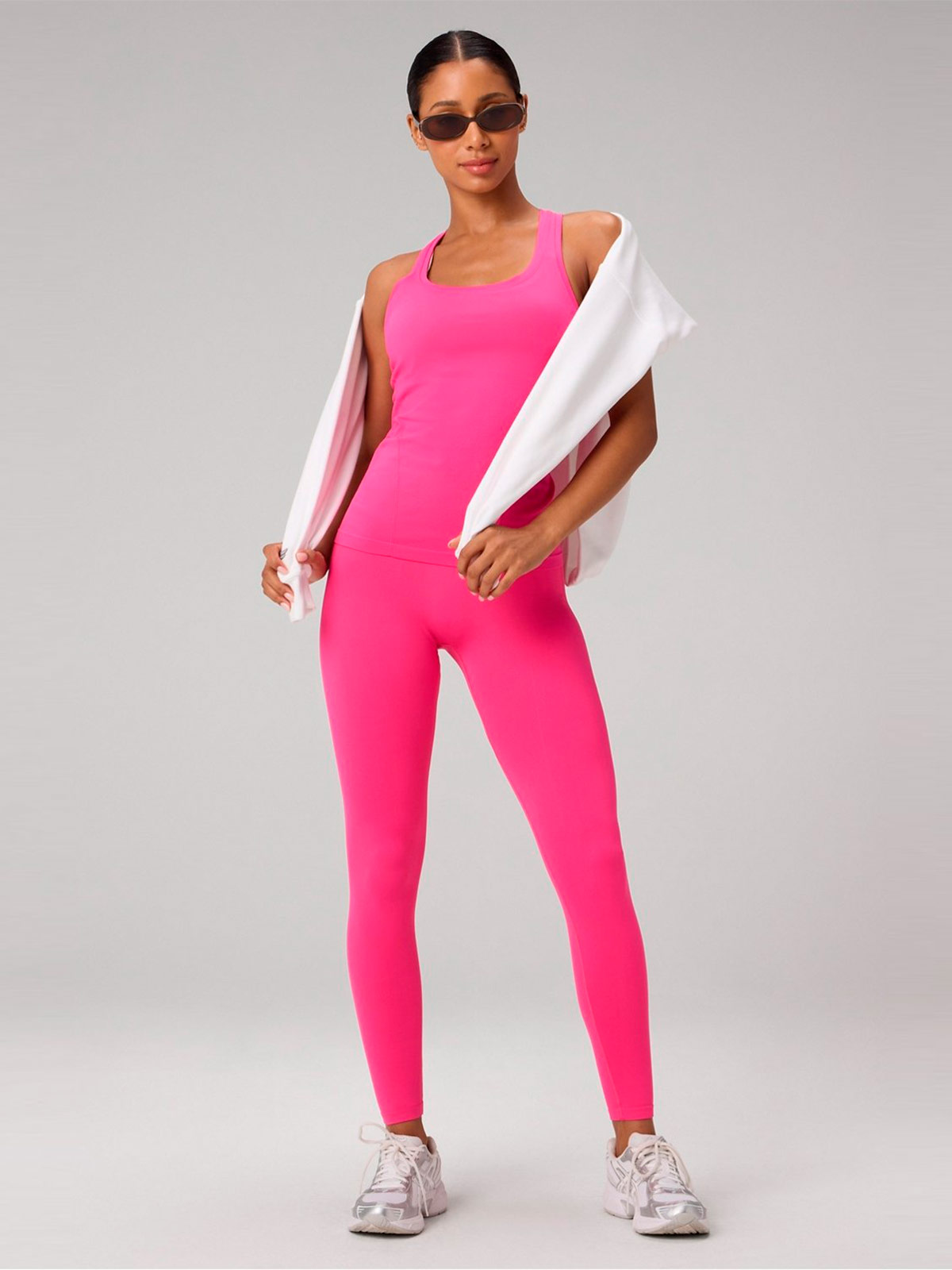 POLO MUJER FABLETICS ROSADO RACERBACK - 3