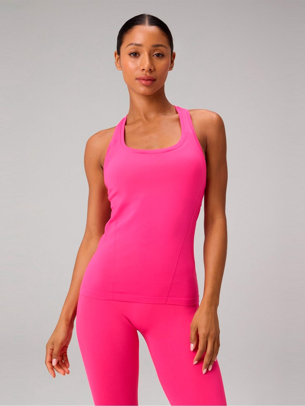 POLO MUJER FABLETICS ROSADO RACERBACK - 1