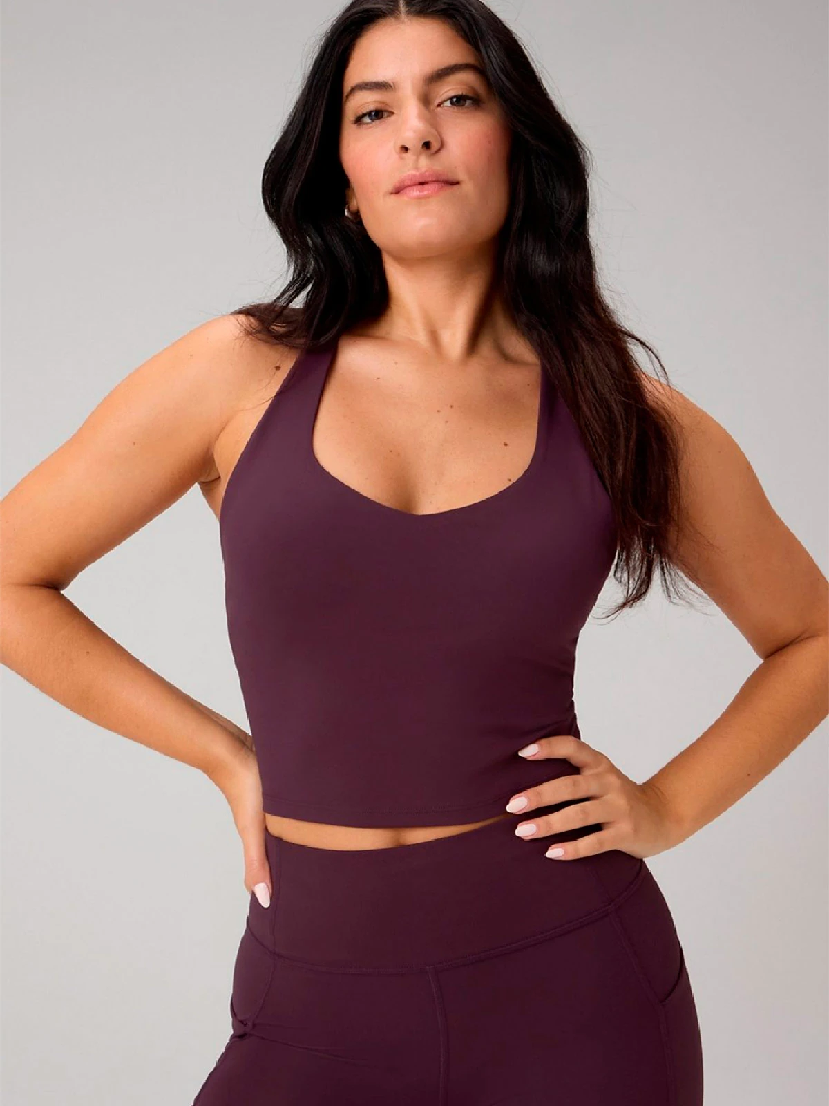 TOP DEPORTIVO MUJER FABLETICS BURDEO ANYWHERE CROPPED - 1
