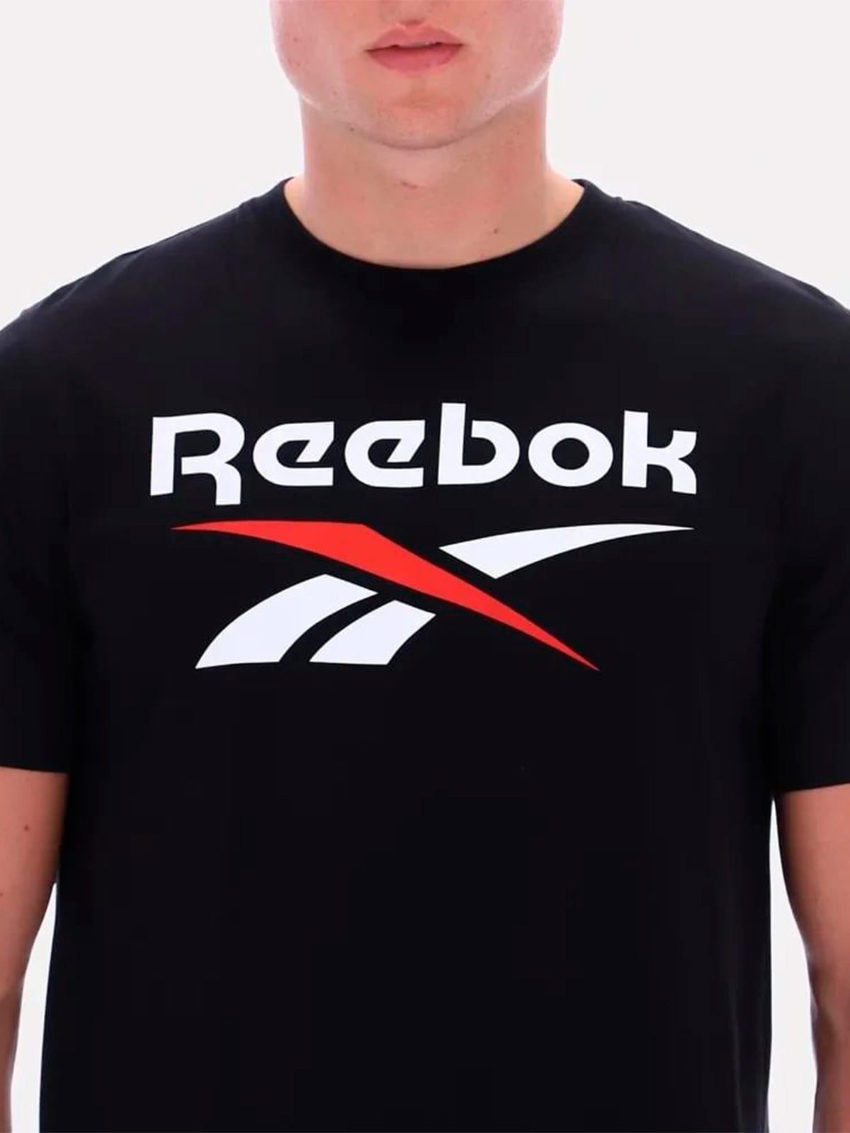POLO ALGODÓN HOMBRE REEBOK NEGRO - 4