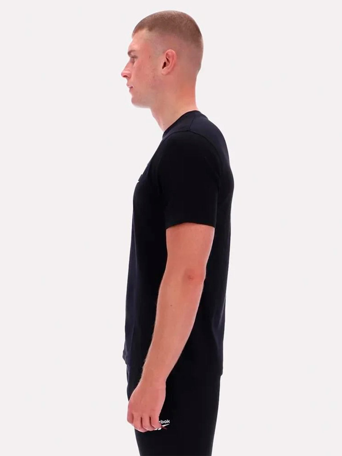 POLO ALGODÓN HOMBRE REEBOK NEGRO - 3