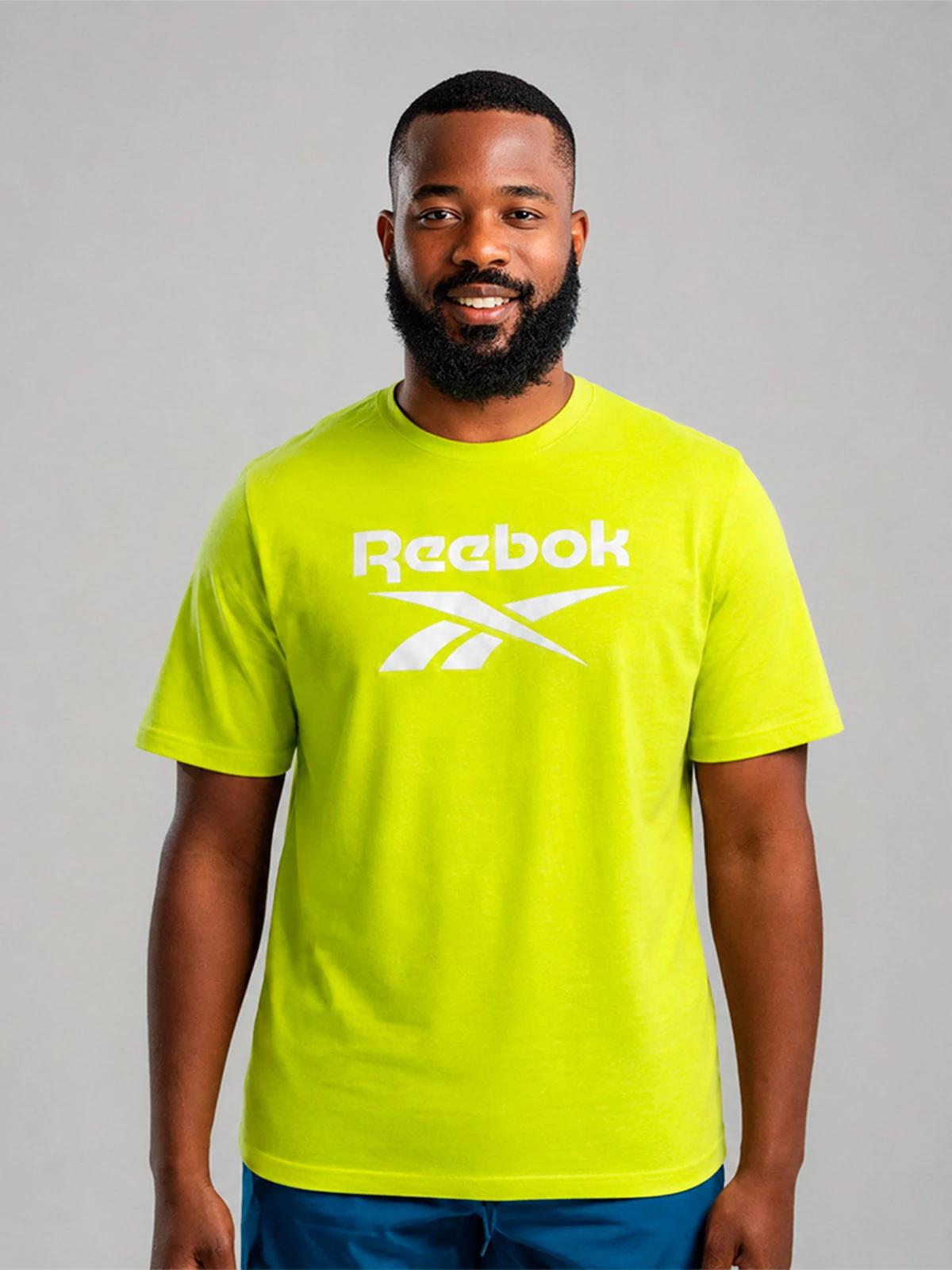 POLO ALGODÓN HOMBRE REEBOK NARANJA - 1