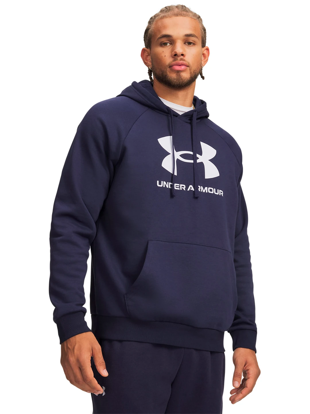 POLERA DEPORTIVA HOMBRE UNDER ARMOUR AZUL RIVAL - 1