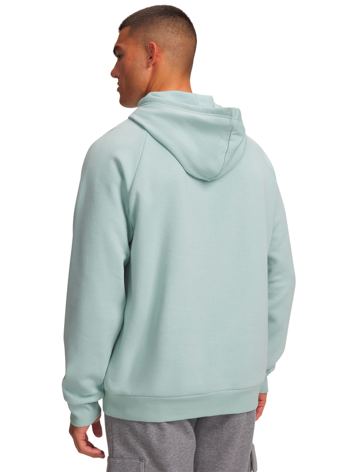 POLERA DEPORTIVA HOMBRE UNDER ARMOUR AZUL HOODIE - 2