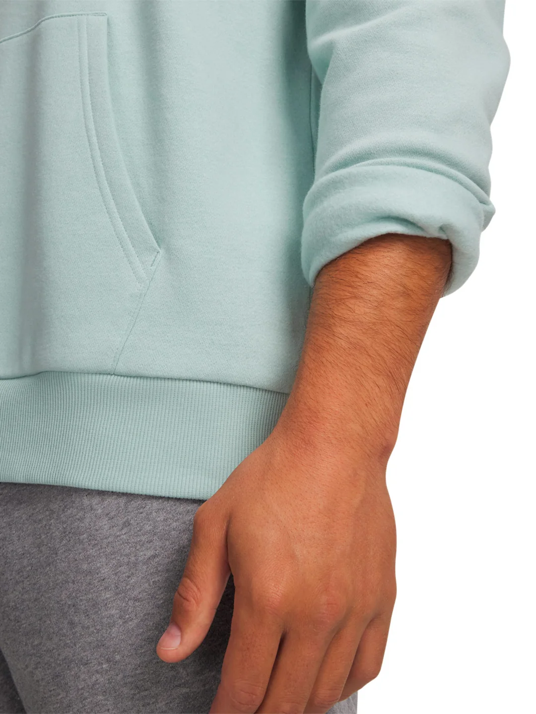 POLERA DEPORTIVA HOMBRE UNDER ARMOUR AZUL HOODIE - 3