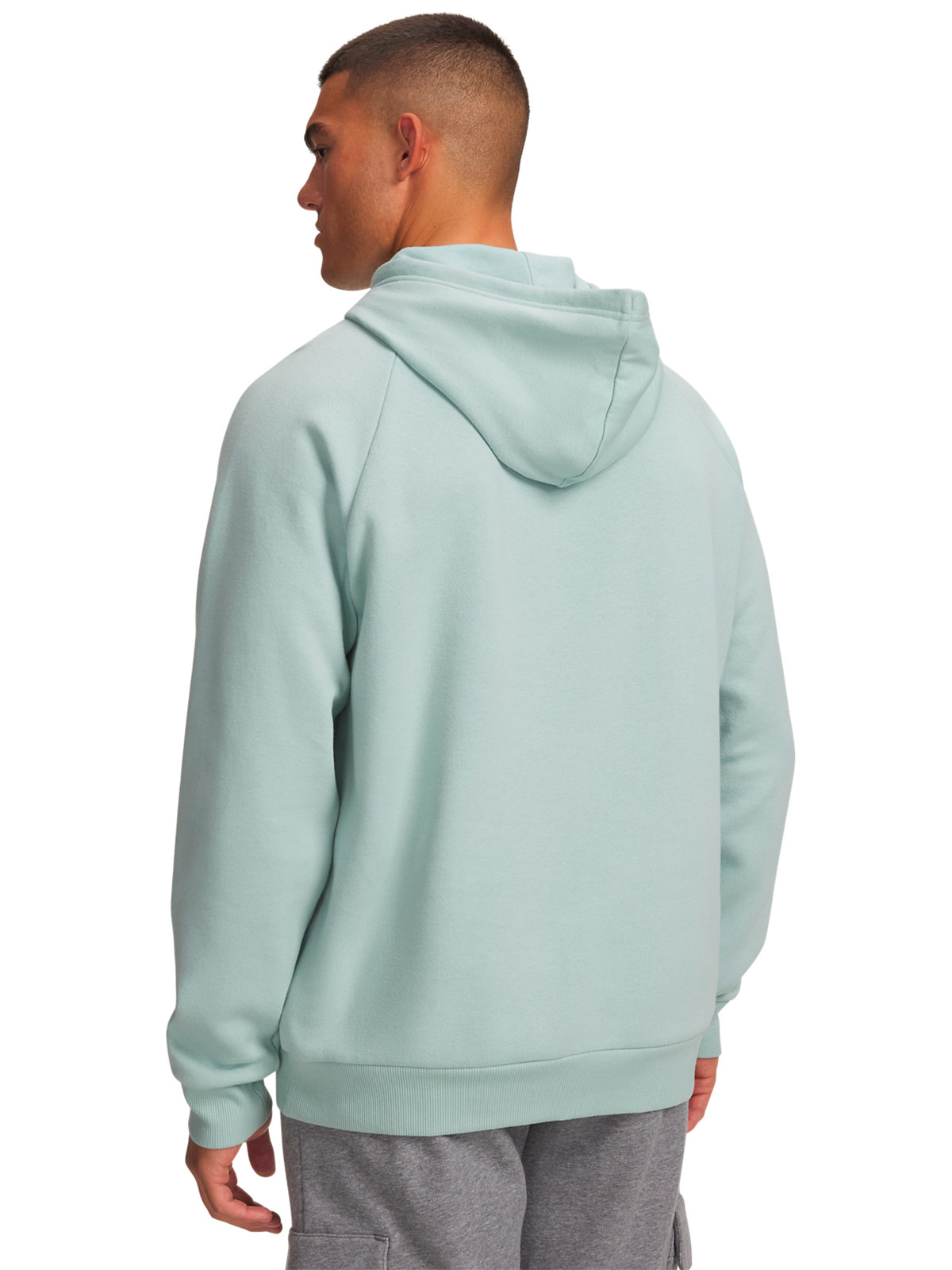 POLERA DEPORTIVA HOMBRE UNDER ARMOUR AZUL HOODIE - 2