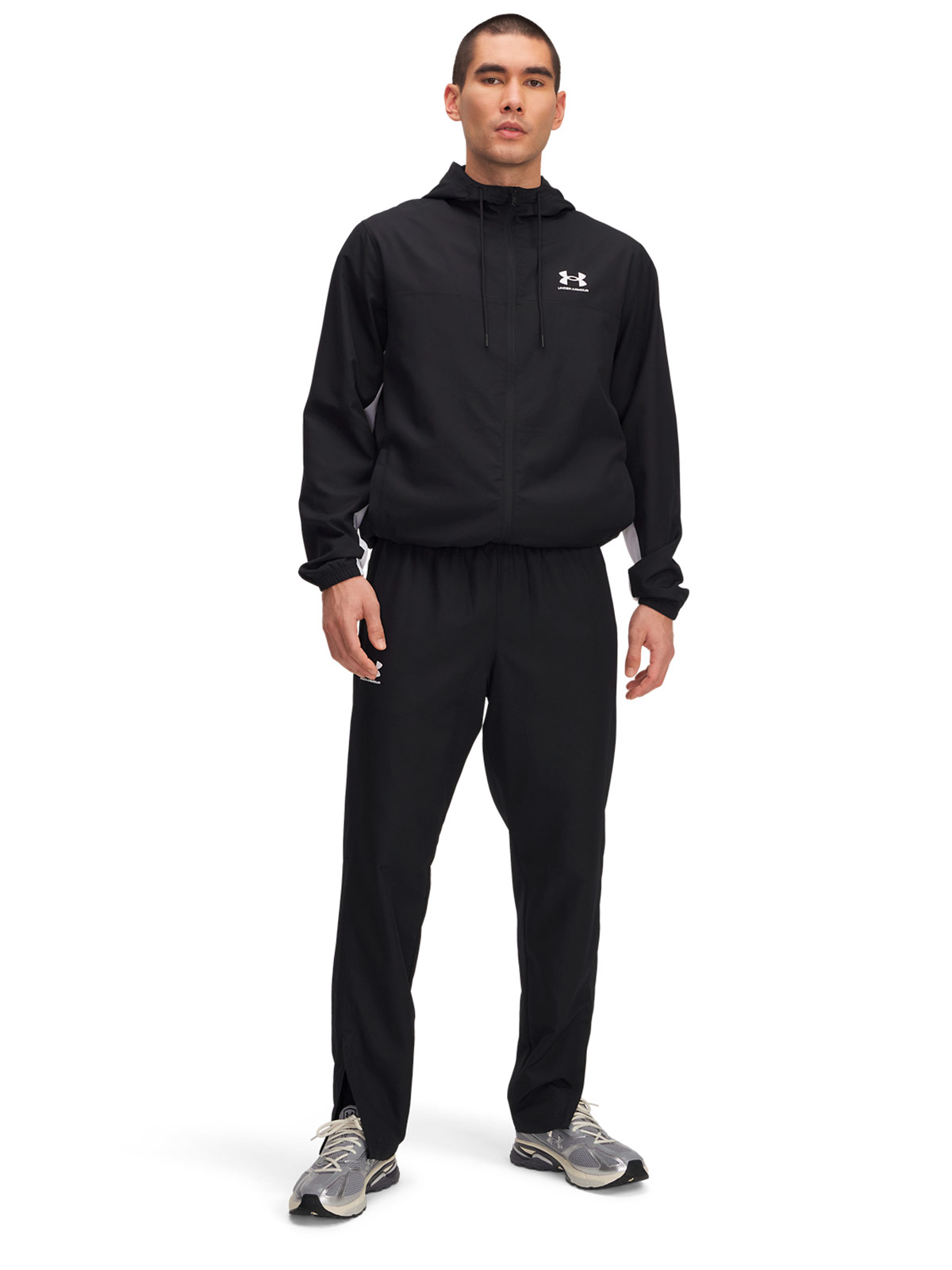 PANTALÓN BUZO HOMBRE UNDER ARMOUR NEGRO RIVAL - 3