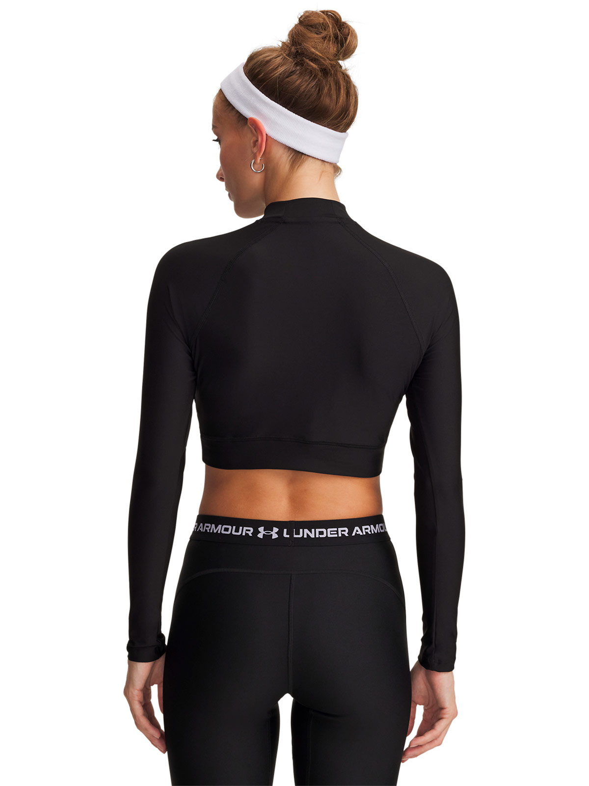 POLO DEPORTIVO MANGA LARGA MUJER UNDER ARMOUR NEGRO - 2