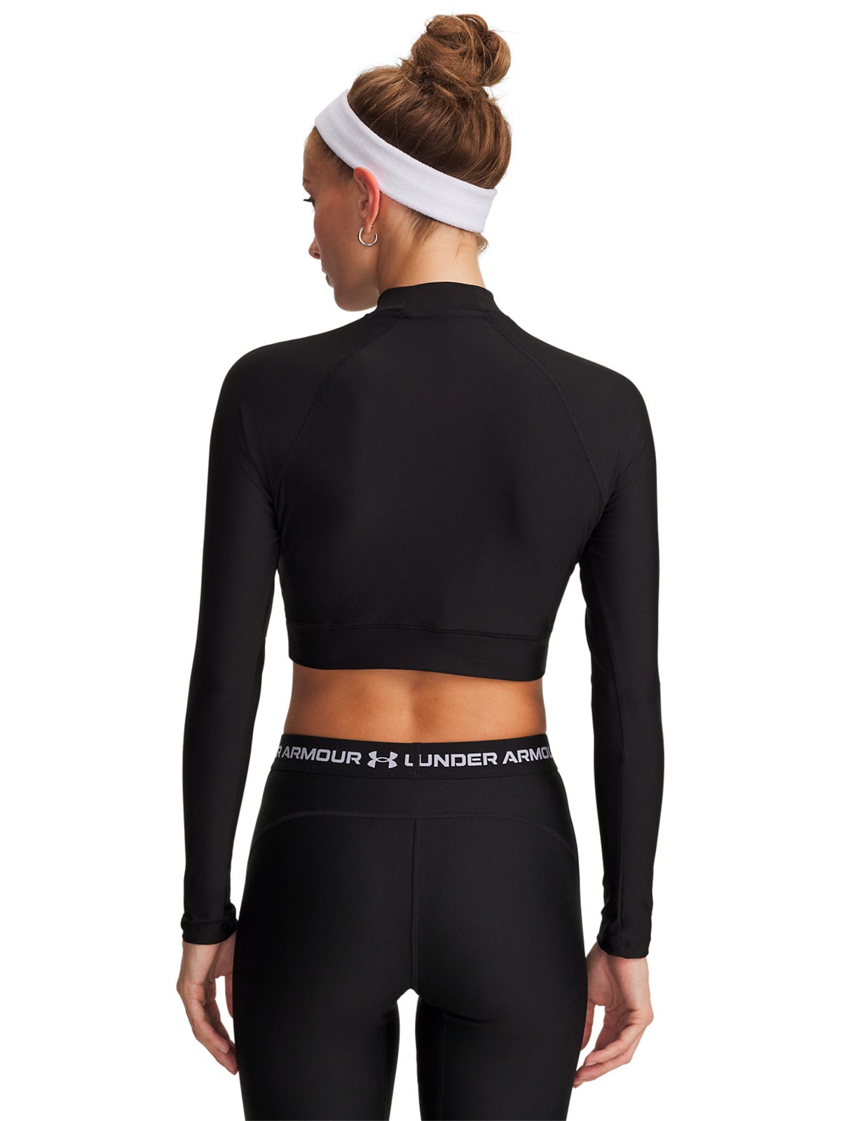 POLO DEPORTIVO MANGA LARGA MUJER UNDER ARMOUR NEGRO - 2