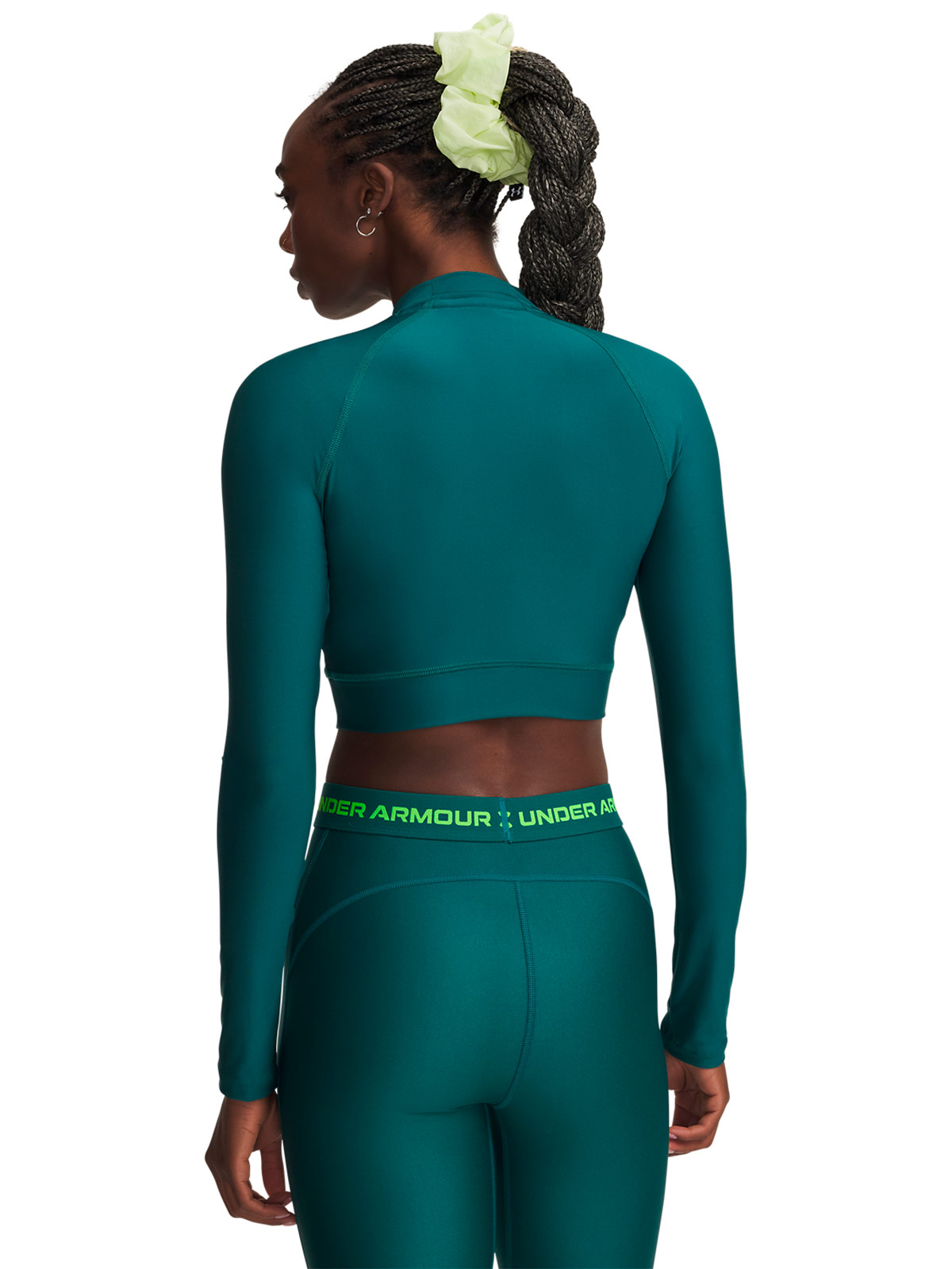 POLO DEPORTIVO MANGA LARGA MUJER UNDER ARMOUR VERDE - 2