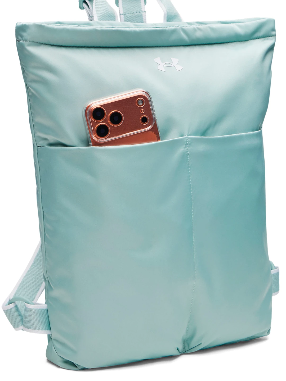 MOCHILA MUJER UNDER ARMOUR AZUL STUDIO - 4