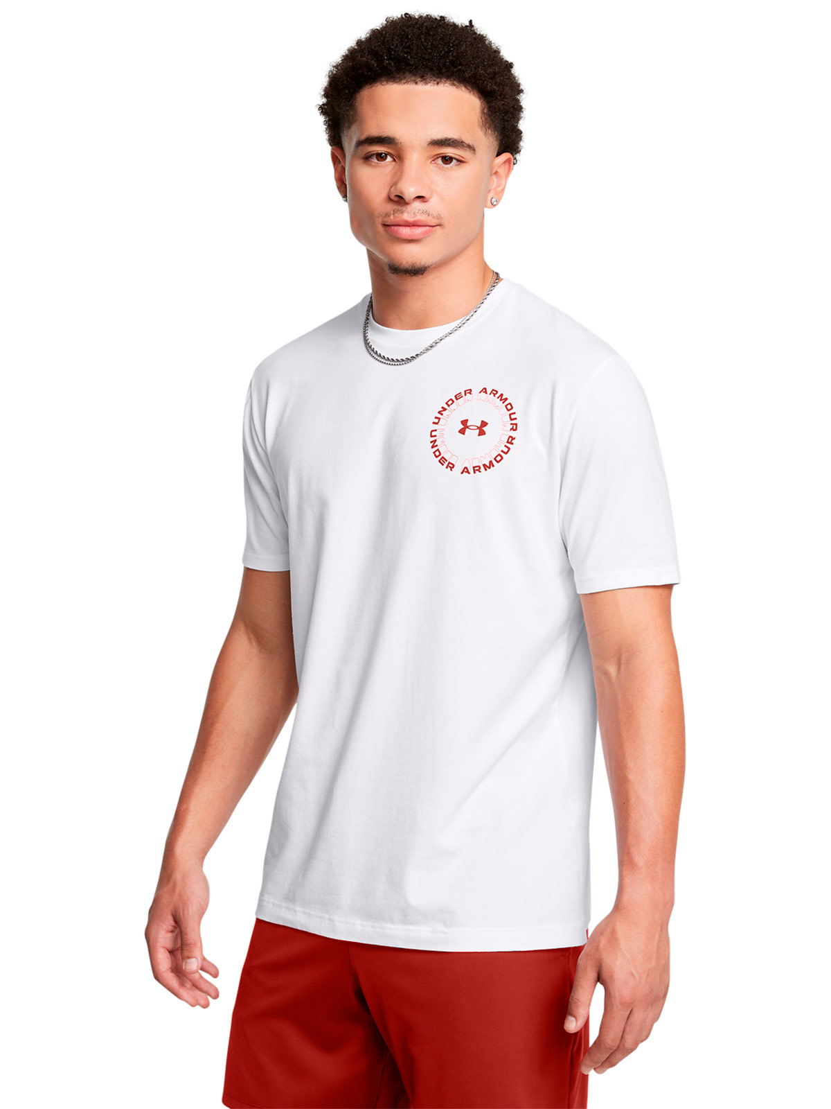 POLO MANGA CORTA HOMBRE UNDER ARMOUR BLANCO RADIAL - 1