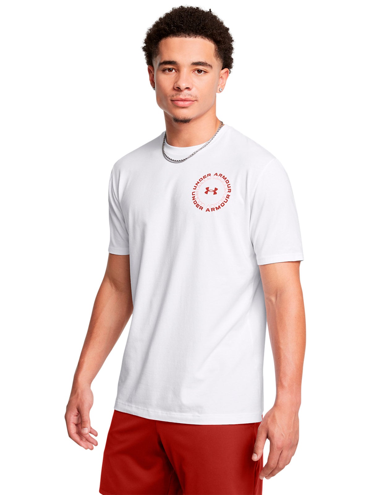 POLO MANGA CORTA HOMBRE UNDER ARMOUR BLANCO RADIAL - 1