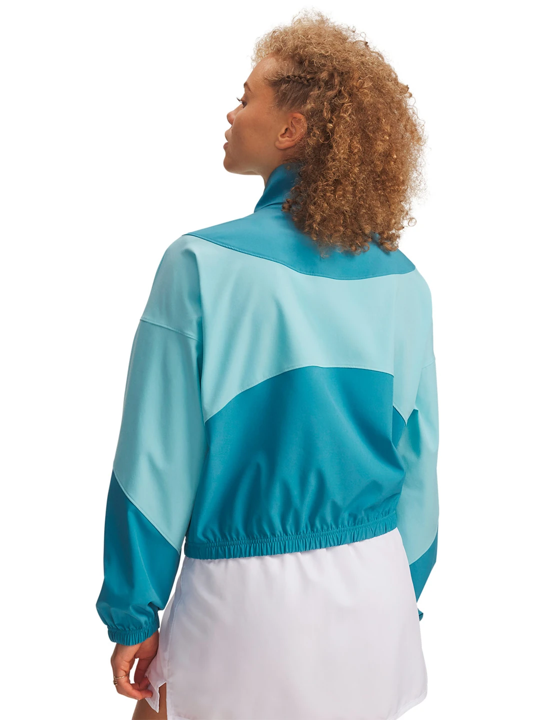 CASACA DEPORTIVA MUJER UNDER ARMOUR AZUL WOVEN - 2