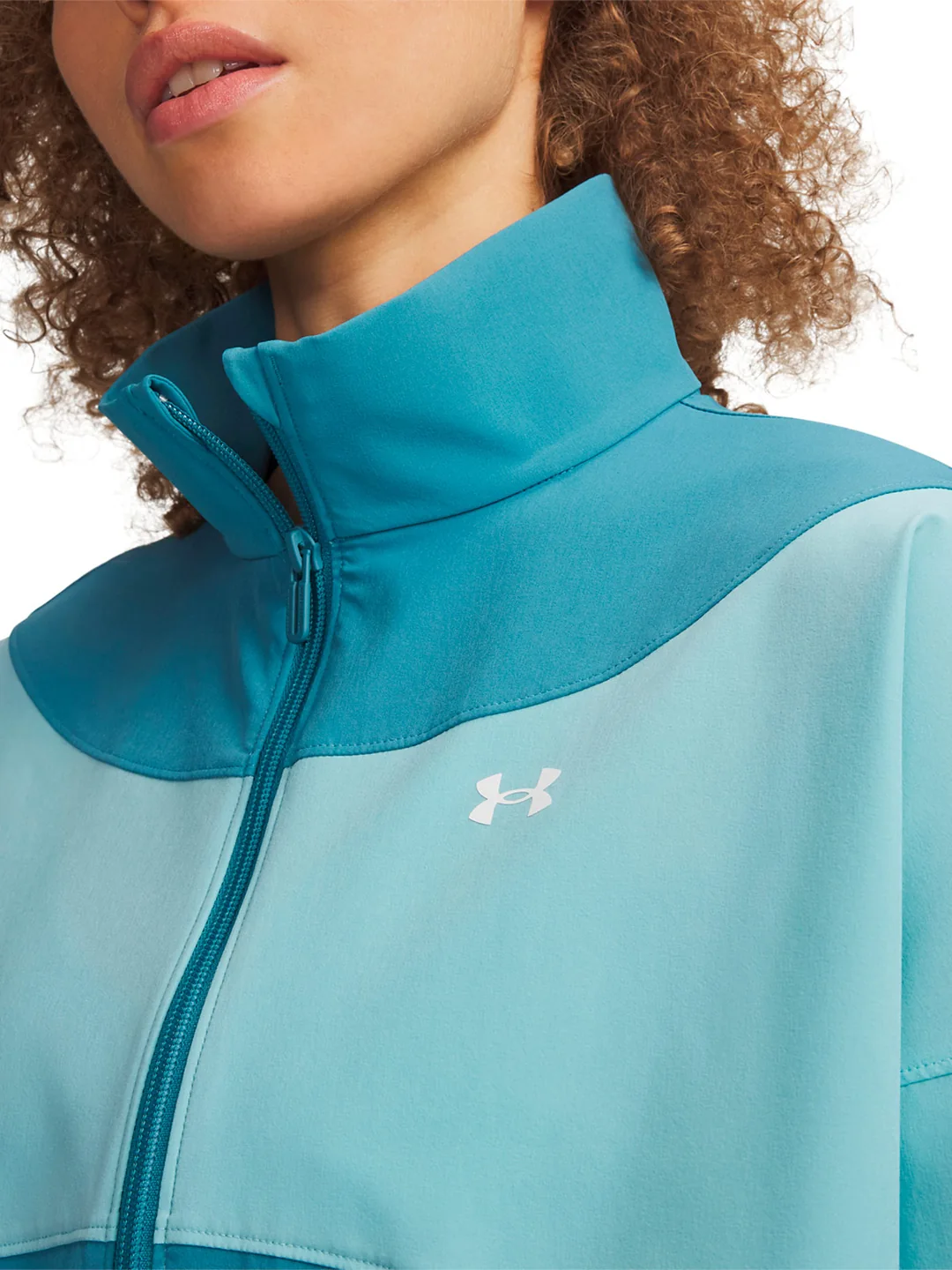 CASACA DEPORTIVA MUJER UNDER ARMOUR AZUL WOVEN - 3