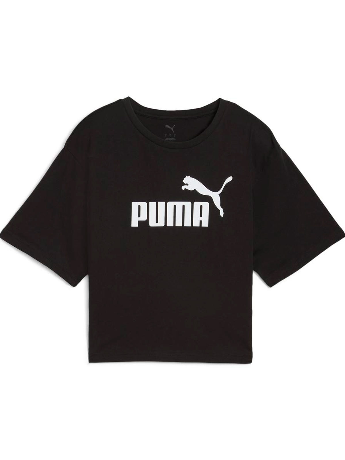 POLO MUJER PUMA NEGRO CROPPED - 1