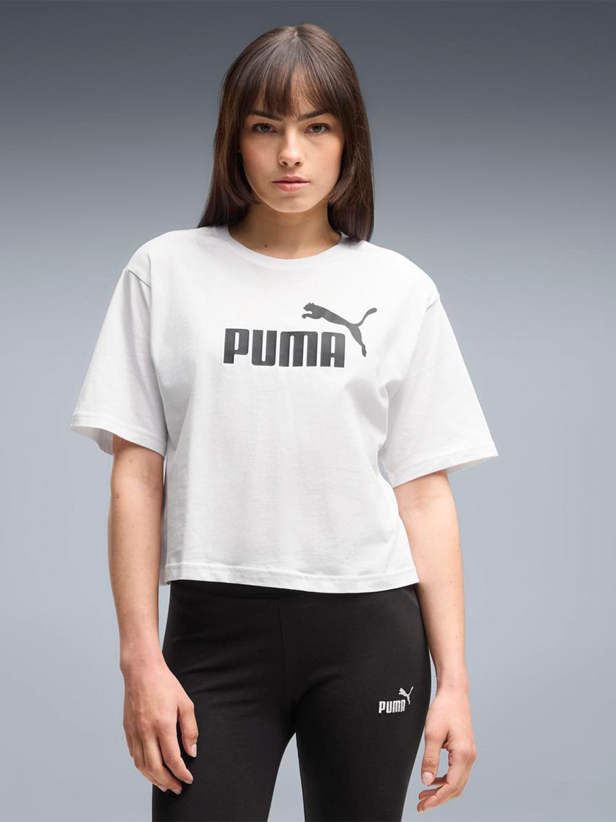 POLO MUJER PUMA BLANCO CROPPED - 2