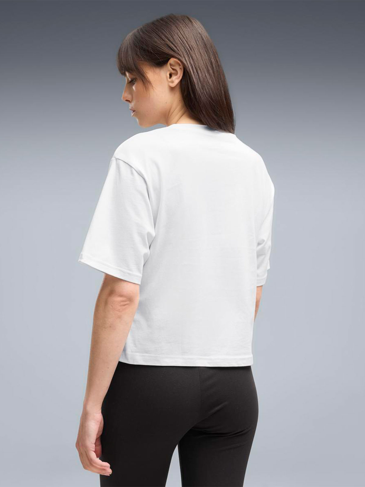 POLO MUJER PUMA BLANCO CROPPED - 3