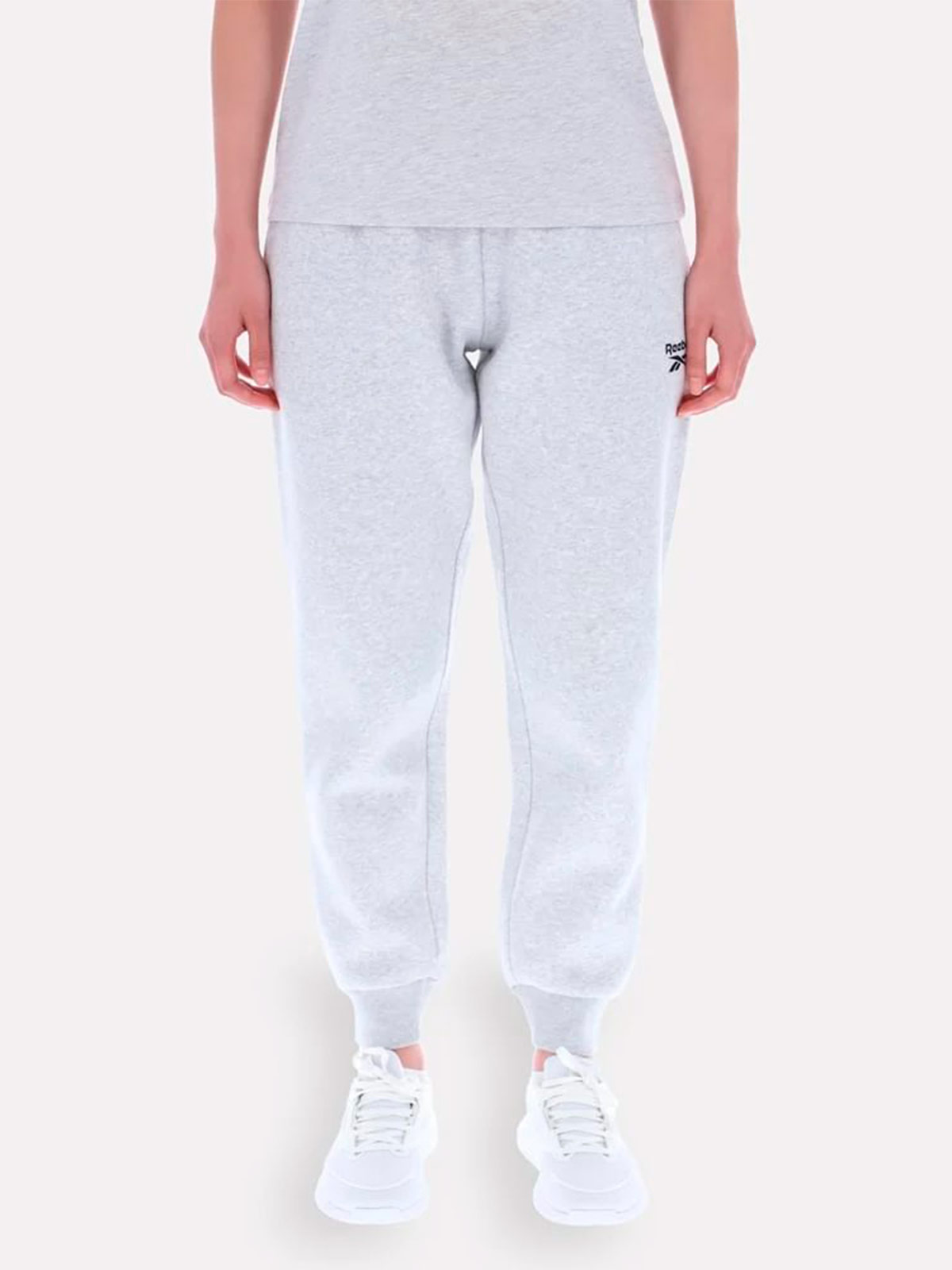 PANTALÓN BUZO ALGODÓN MUJER REEBOK GRIS - 2