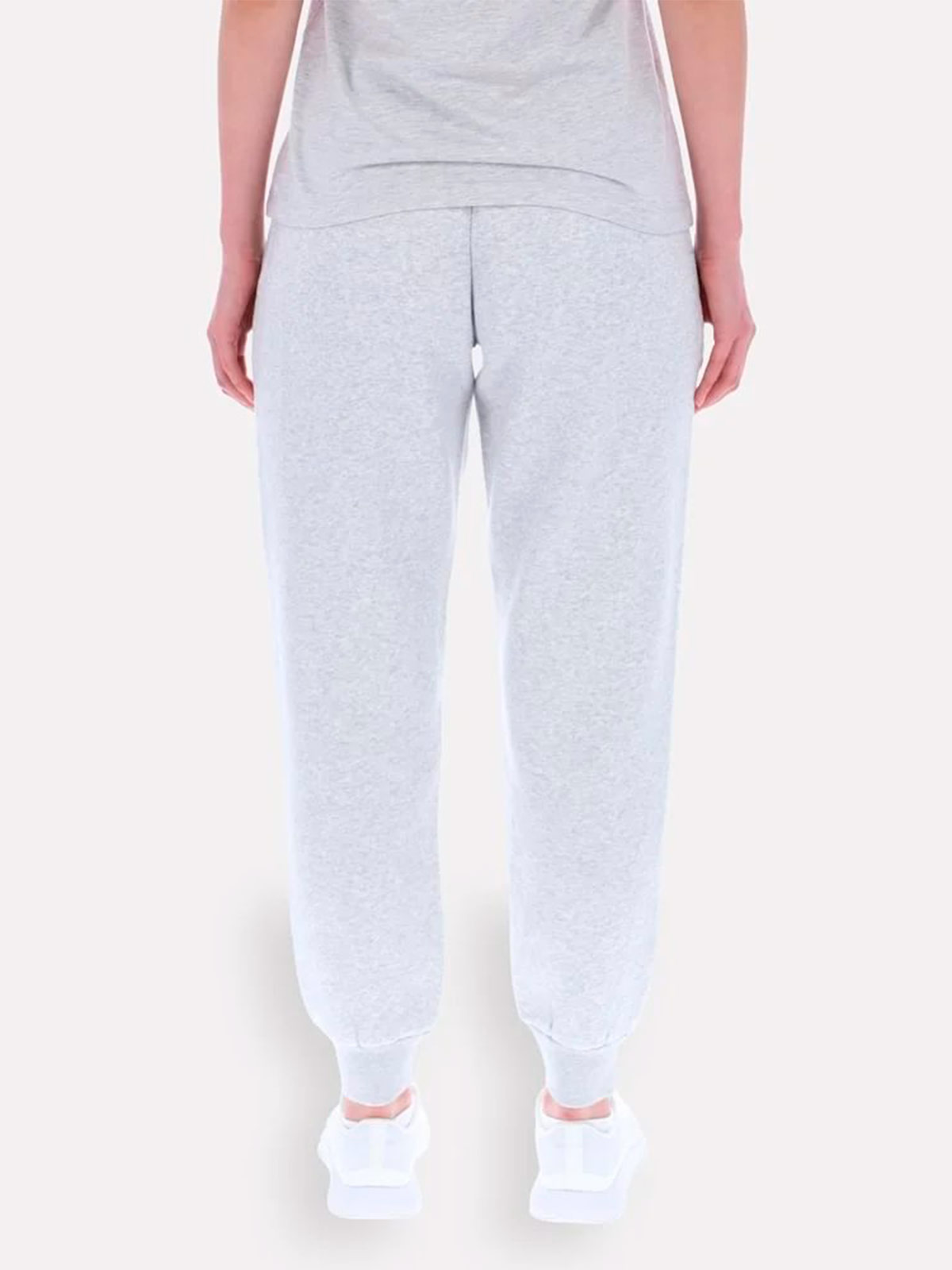 PANTALÓN BUZO ALGODÓN MUJER REEBOK GRIS - 4