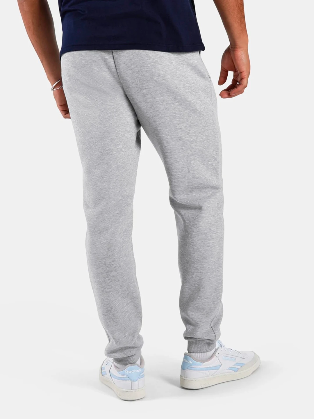 PANTALÓN BUZO ALGODÓN HOMBRE REEBOK GRIS - 5