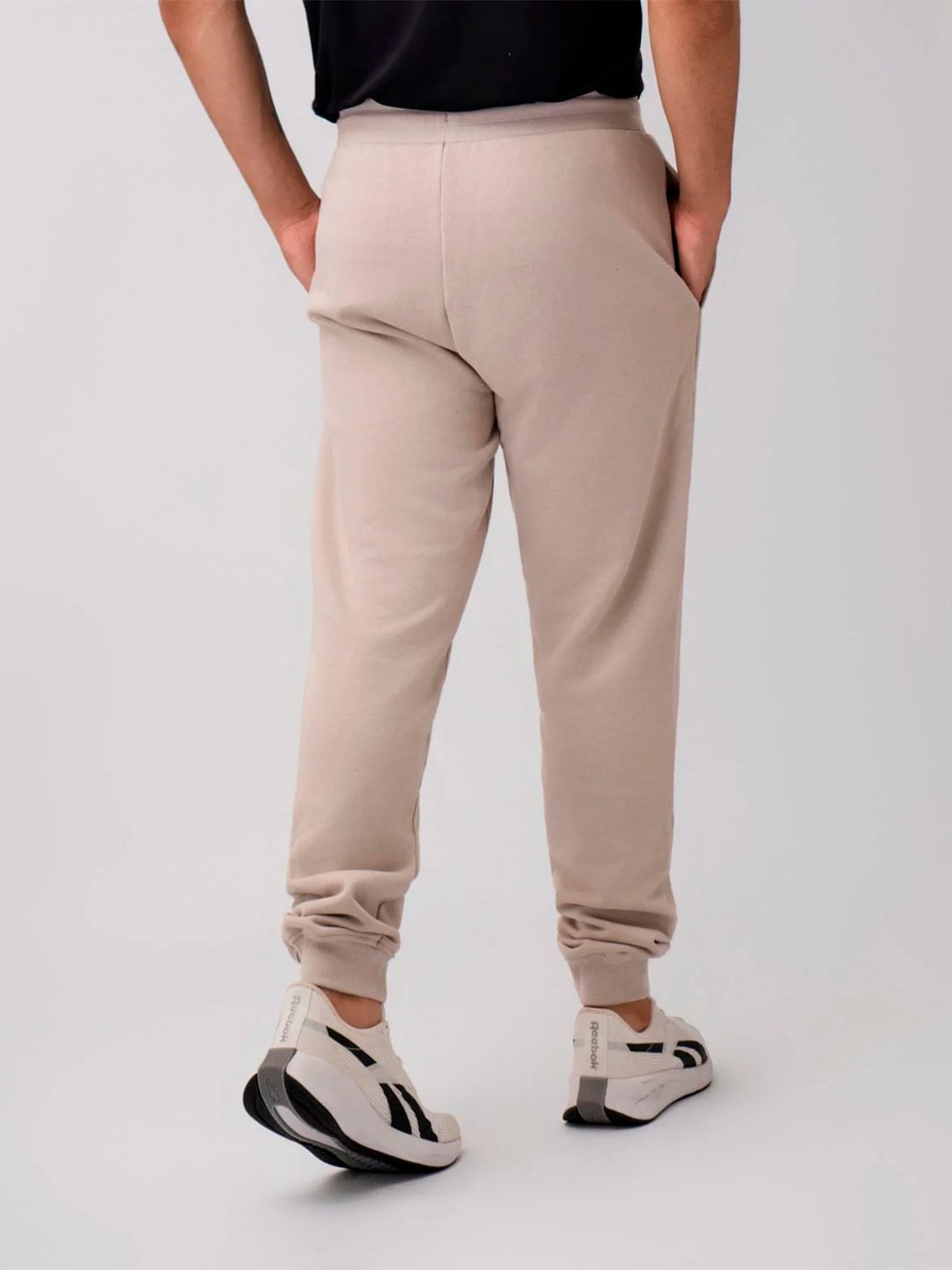 PANTALÓN BUZO ALGODÓN HOMBRE REEBOK GRIS CUFF PANT - 3