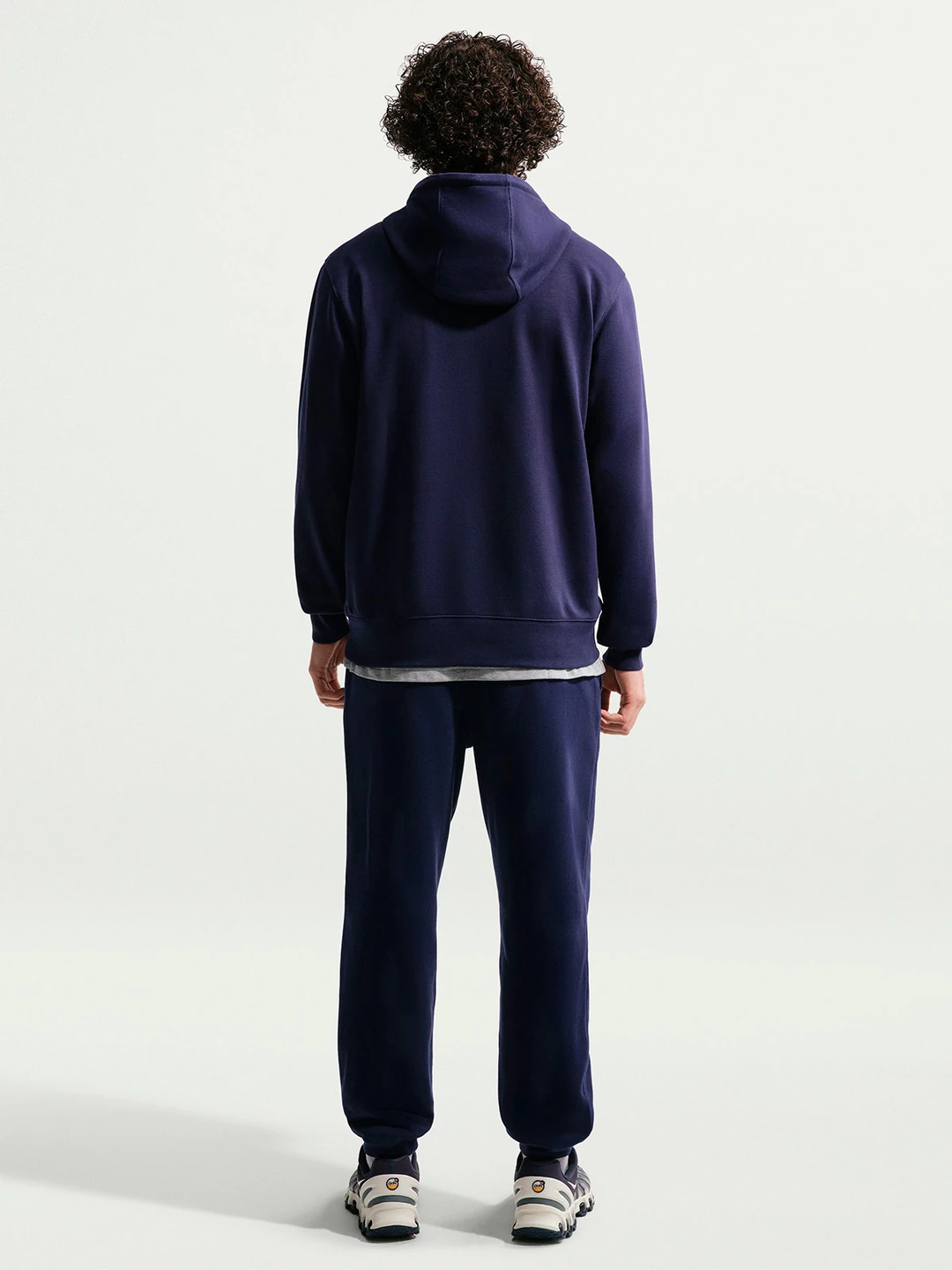 POLERA DEPORTIVA HOMBRE NIKE AZUL HOODIE - 2