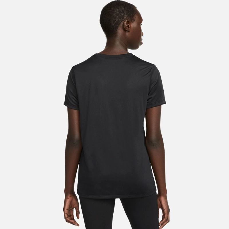 POLO DEPORTIVO MANGA CORTA MUJER NIKE NEGRO W NK DF TEE RLGD LBR - 2