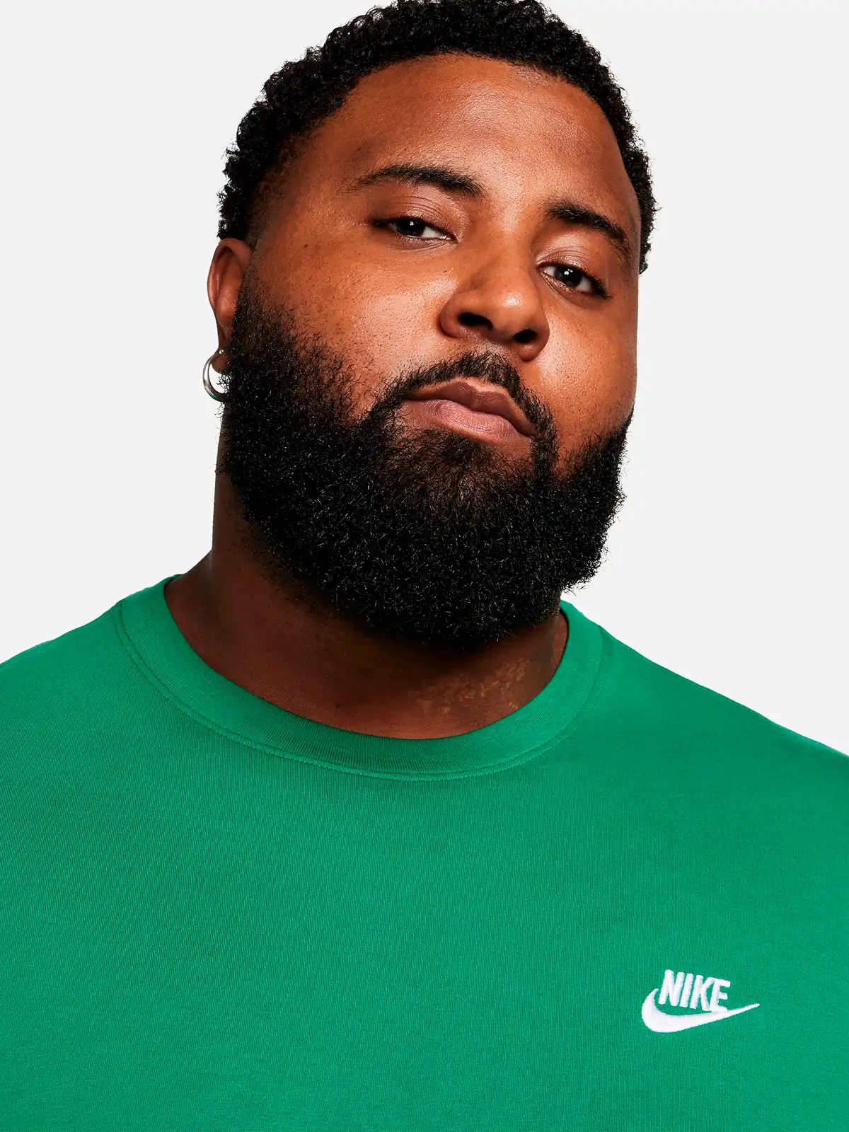 POLO DEPORTIVO MANGA CORTA HOMBRE NIKE VERDE CLUB - 1