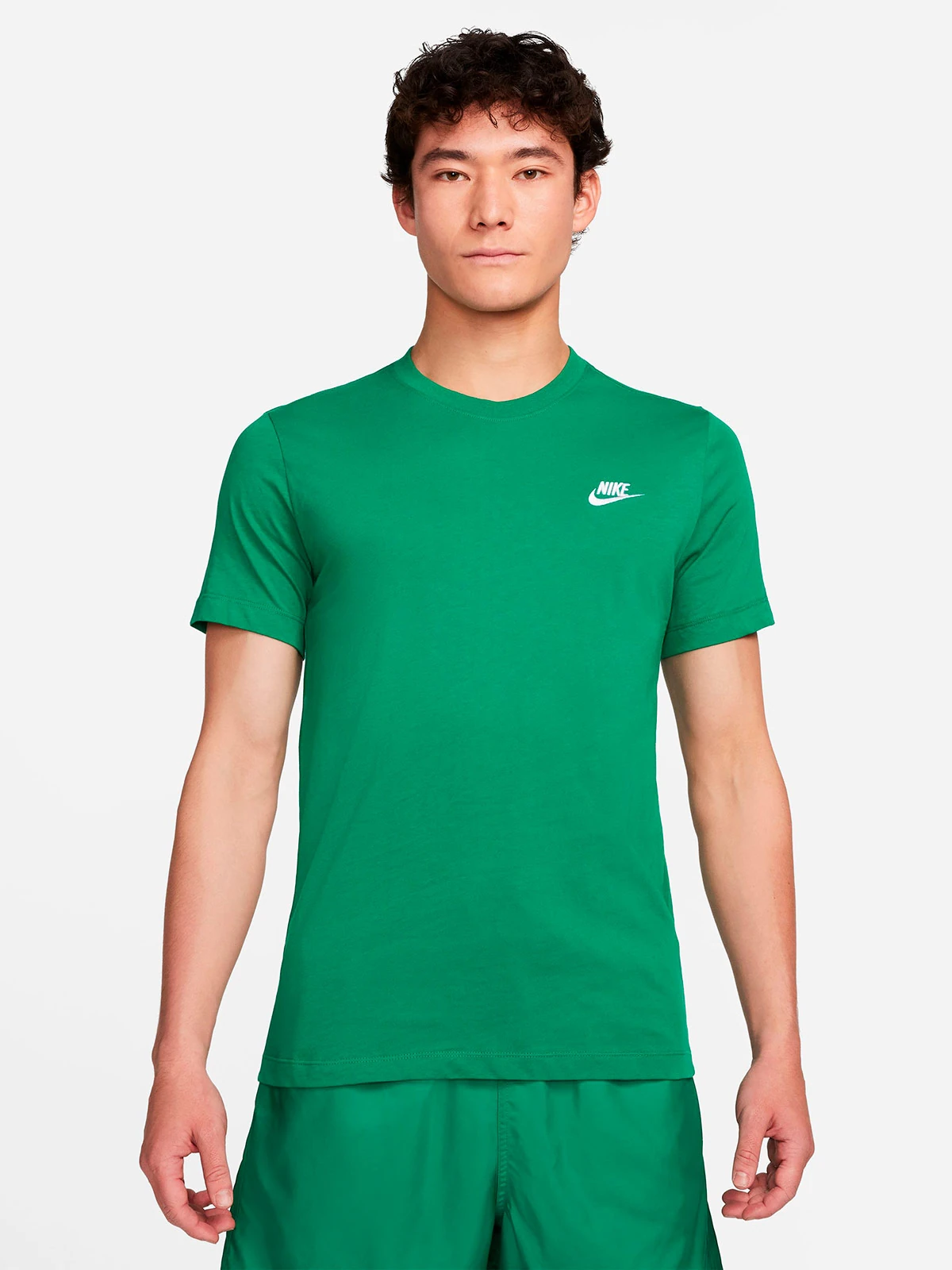 POLO DEPORTIVO MANGA CORTA HOMBRE NIKE VERDE CLUB - 3