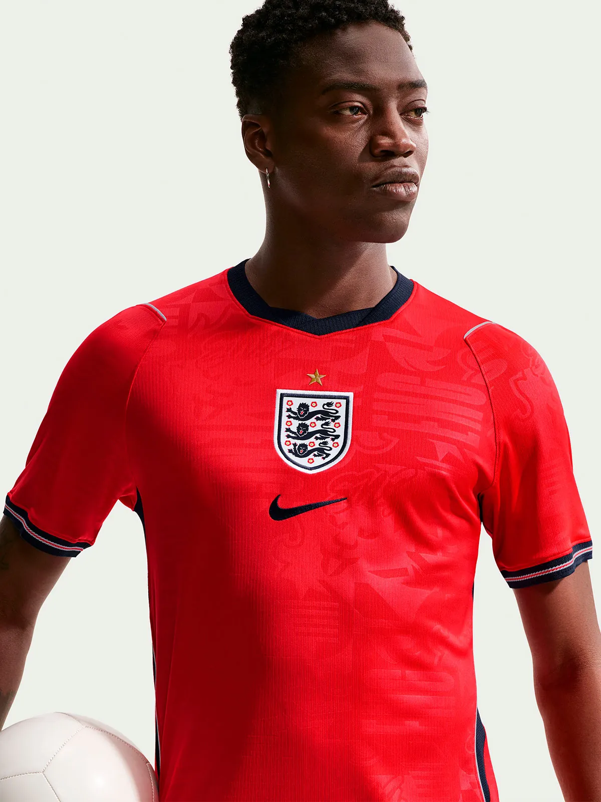 CAMISETA DEPORTIVA HOMBRE NIKE ROJO INGLATERRA - 5