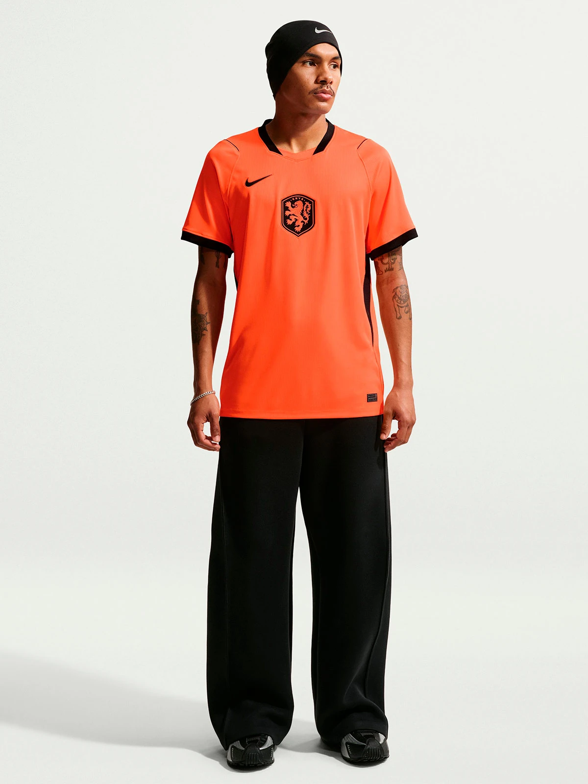 CAMISETA DEPORTIVA HOMBRE NIKE NARANJA ALEMANIA - 4