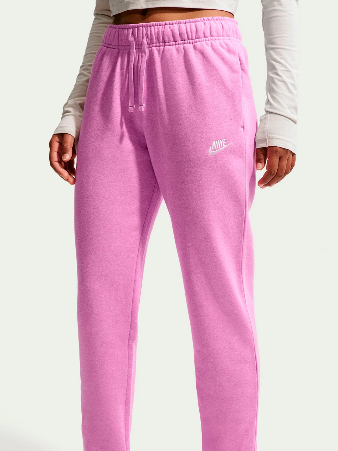 PANTALÓN BUZO MUJER NIKE VIOLETA SPORTSWEAR CLUB - 1