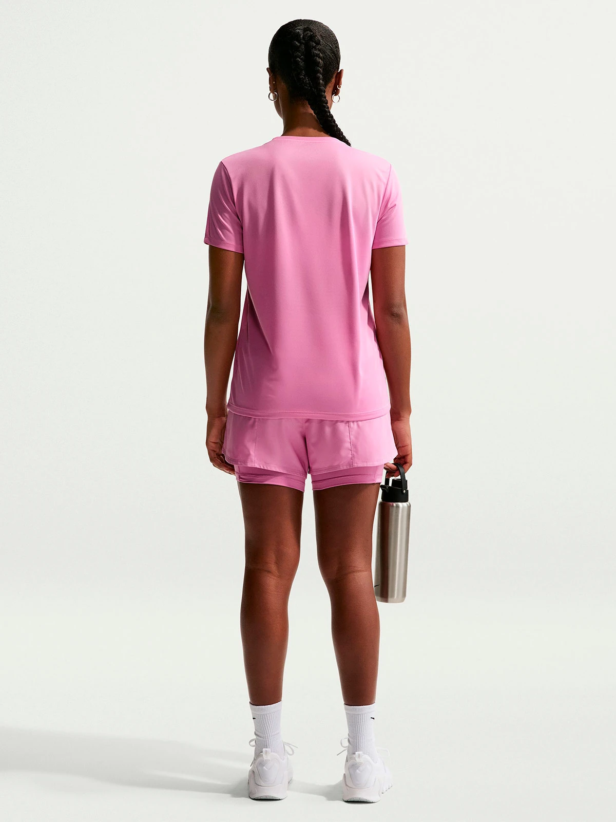 POLO DEPORTIVO MUJER NIKE MORADO DRIFIT - 2