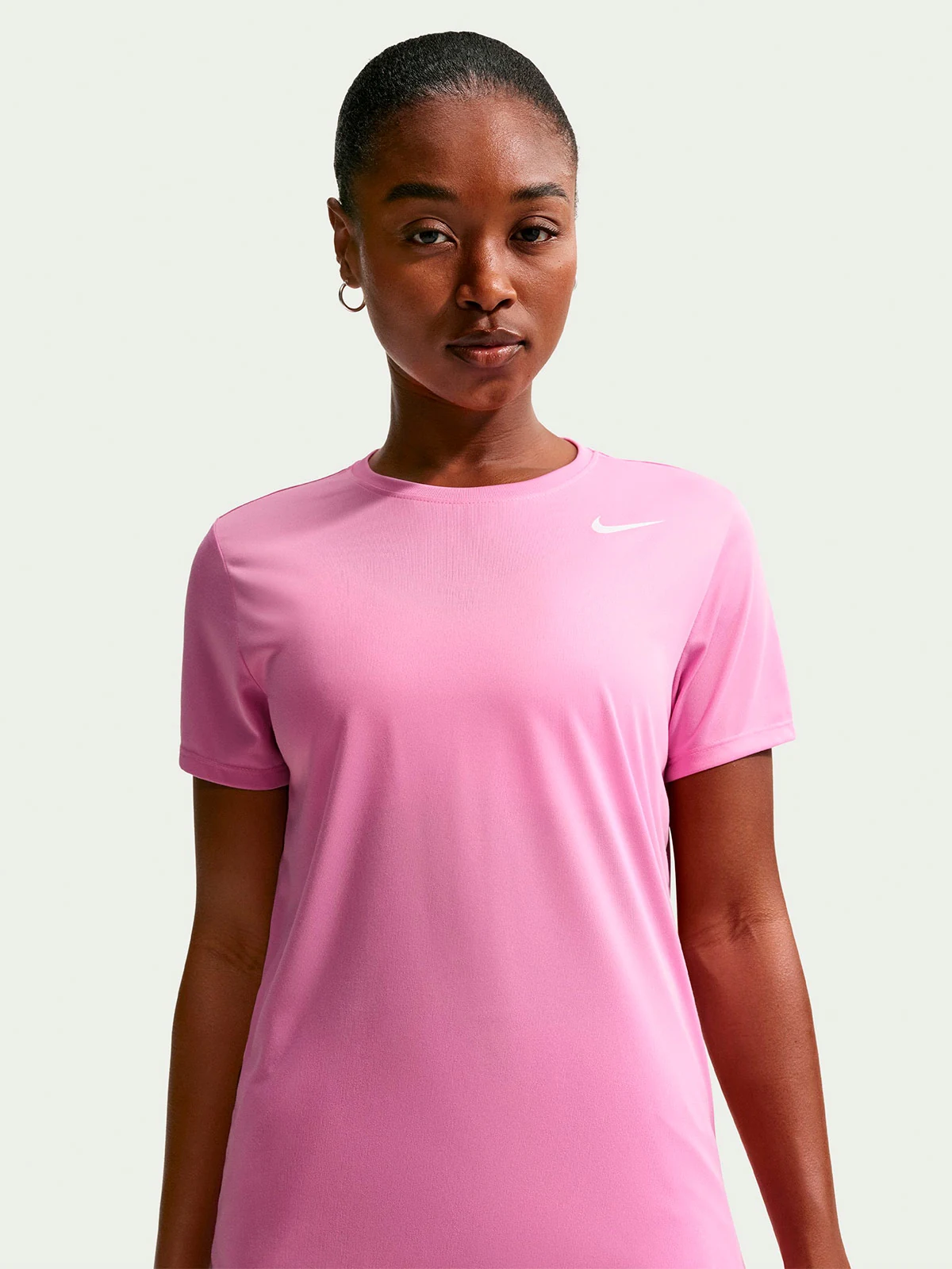 POLO DEPORTIVO MUJER NIKE MORADO DRIFIT - 4