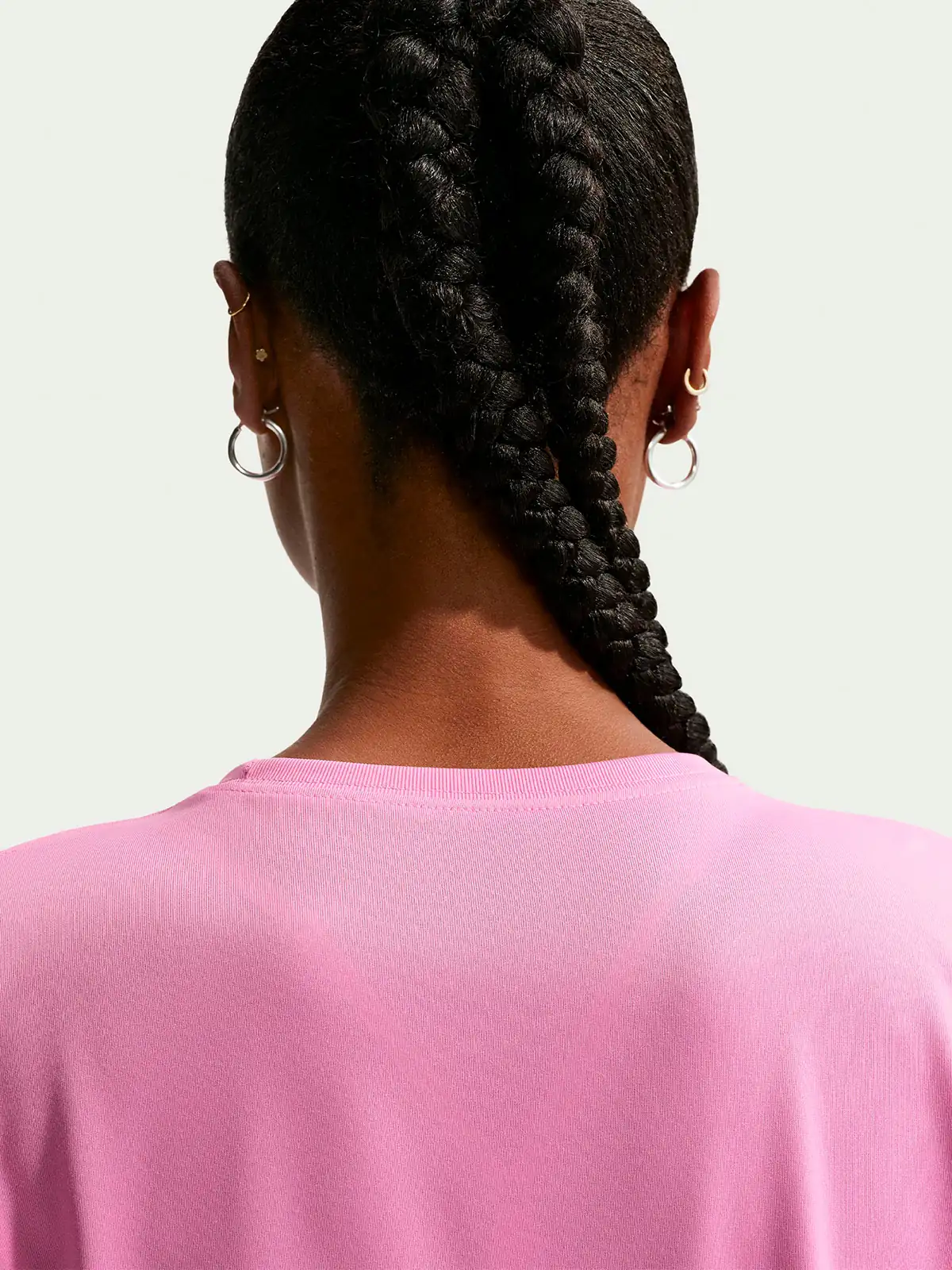 POLO DEPORTIVO MUJER NIKE MORADO DRIFIT - 5