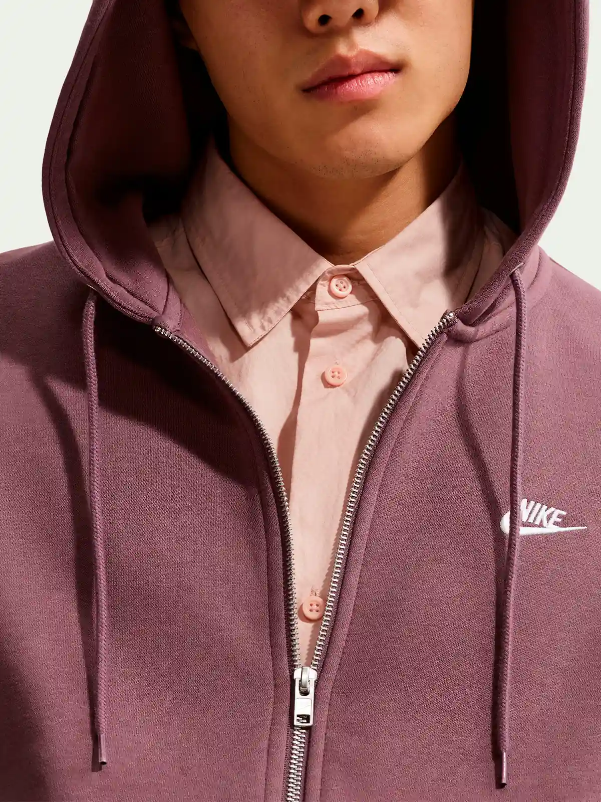 POLERA DEPORTIVA HOMBRE NIKE MORADO CLUB - 3
