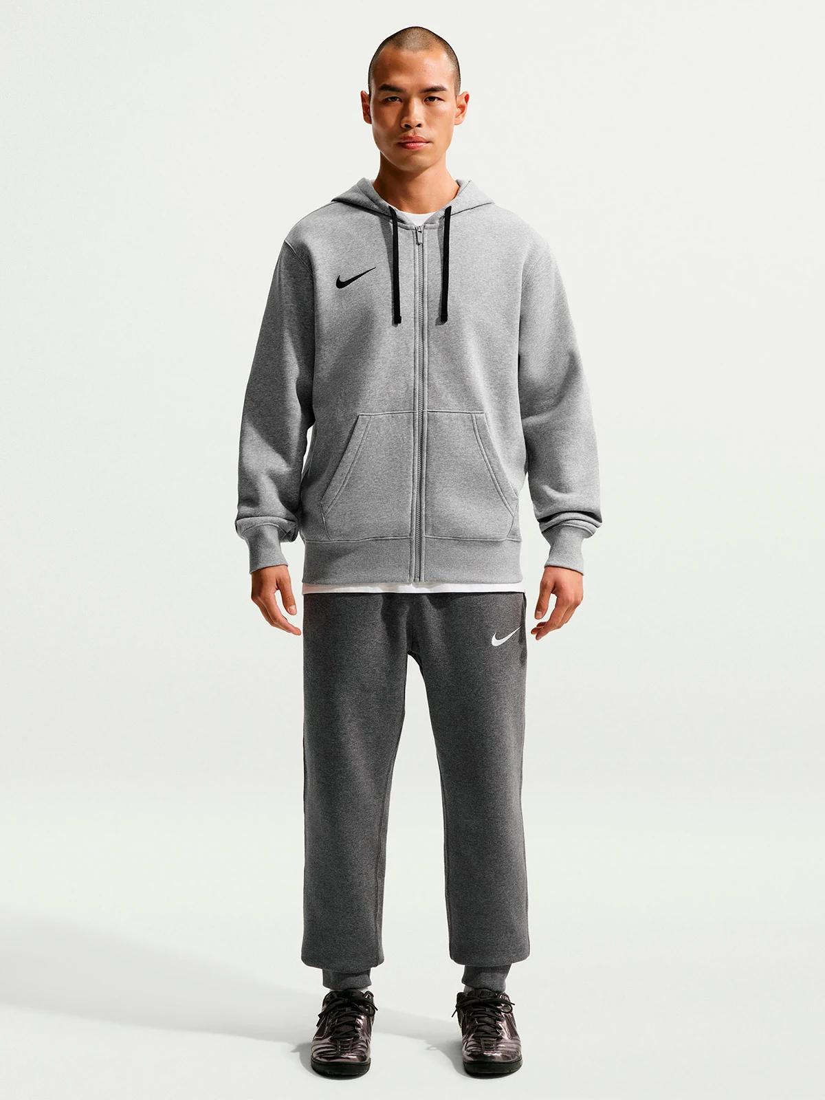 POLERA DEPORTIVA HOMBRE NIKE GRIS PARK - 4