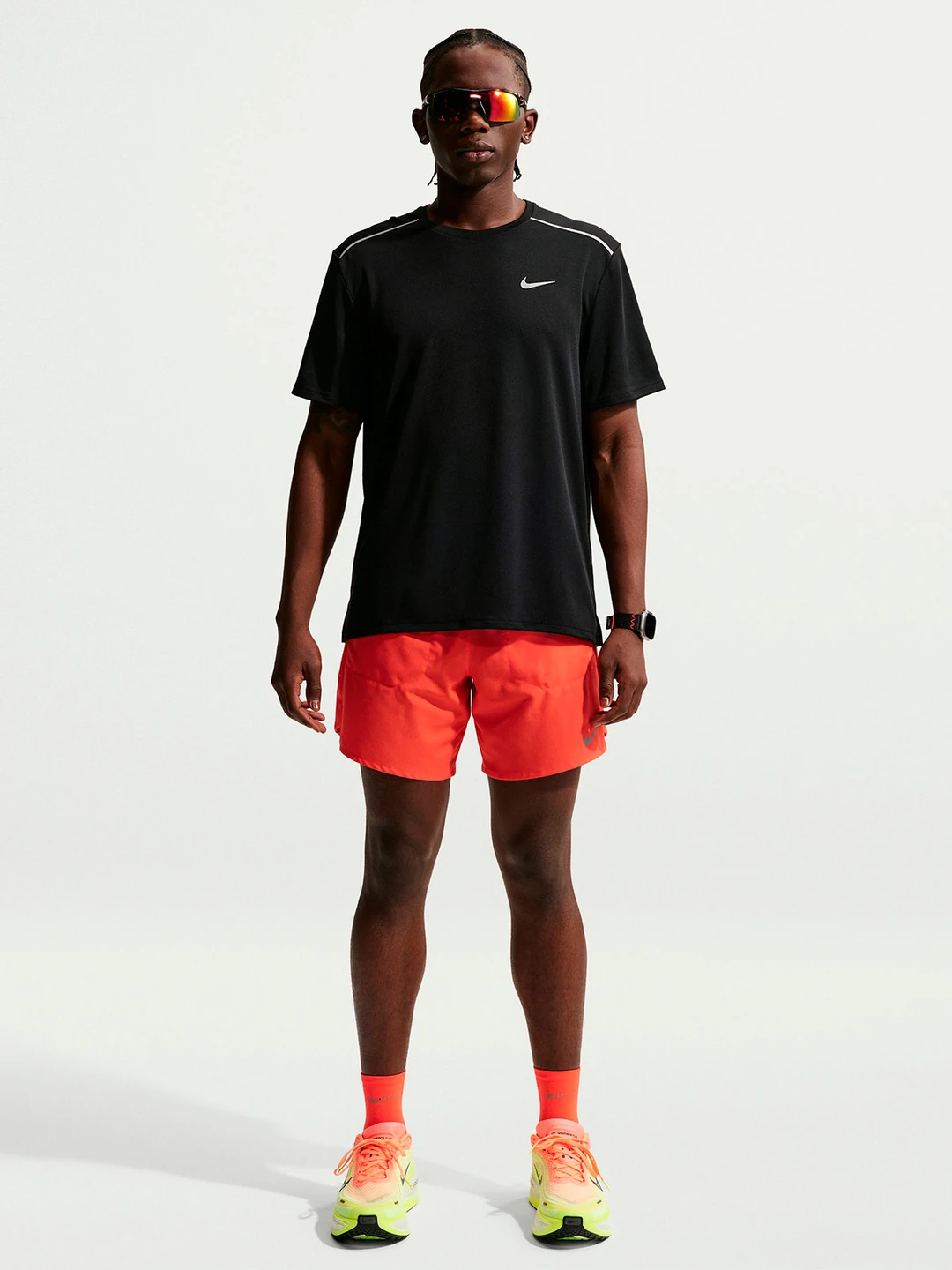 CAMISETA DEPORTIVA HOMBRE NIKE NEGRO UV MILER - 3