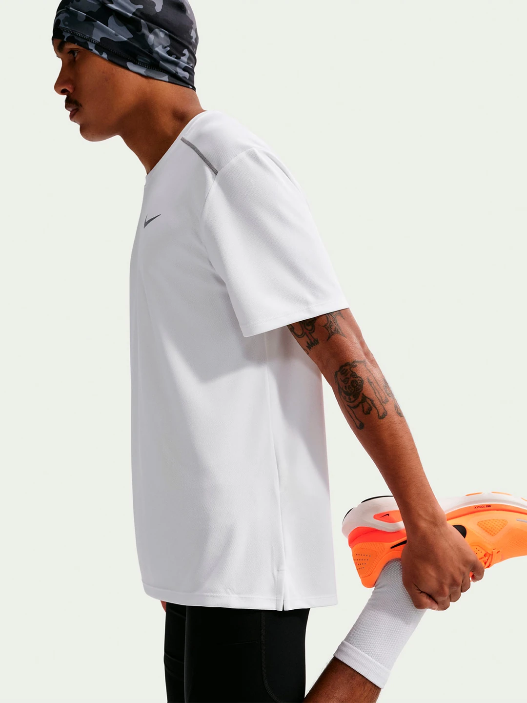 CAMISETA DEPORTIVA HOMBRE NIKE BLANCO UV MILER - 3
