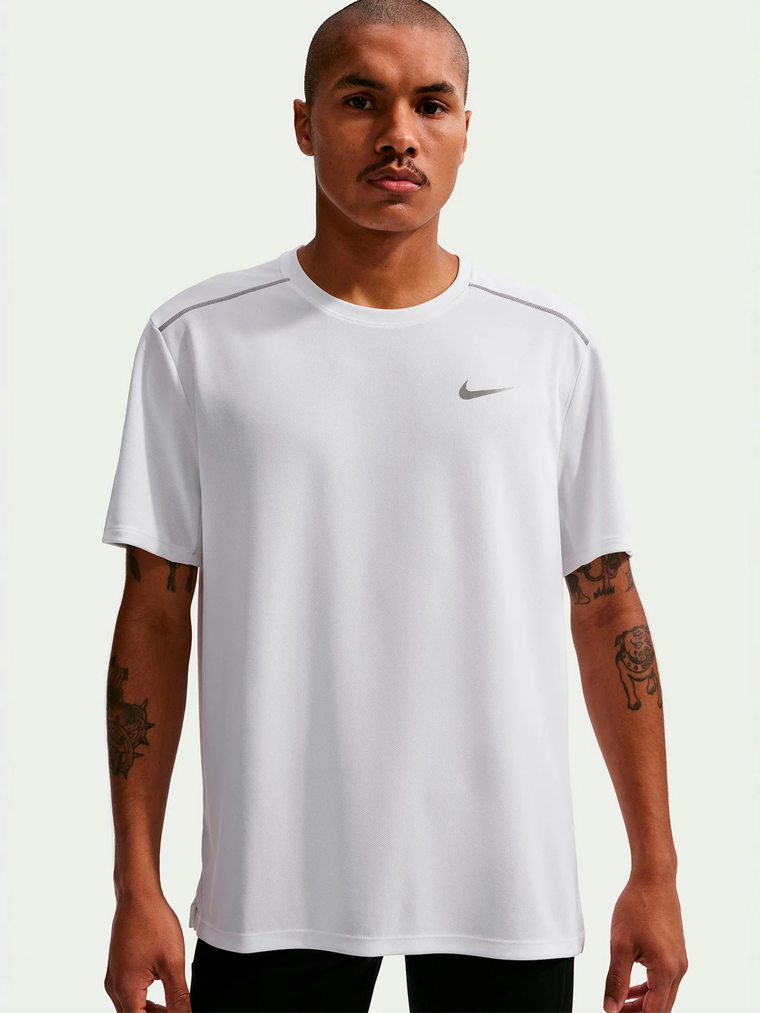 CAMISETA DEPORTIVA HOMBRE NIKE BLANCO UV MILER - 4