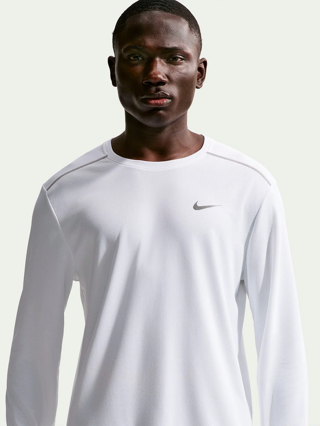 POLO DEPORTIVO MANGA LARGA HOMBRE NIKE BLANCO UV MILER - 1